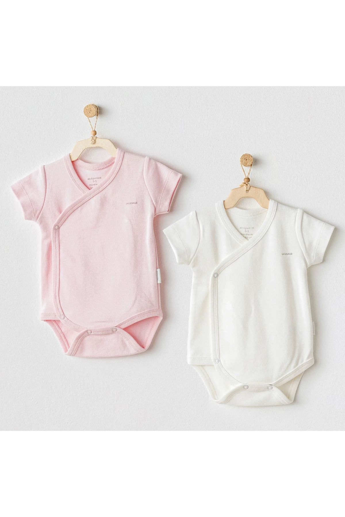 Akm Life Ac25643 Cuddly Bunny Bear 2'li Zıbın Body Ekru Pembe