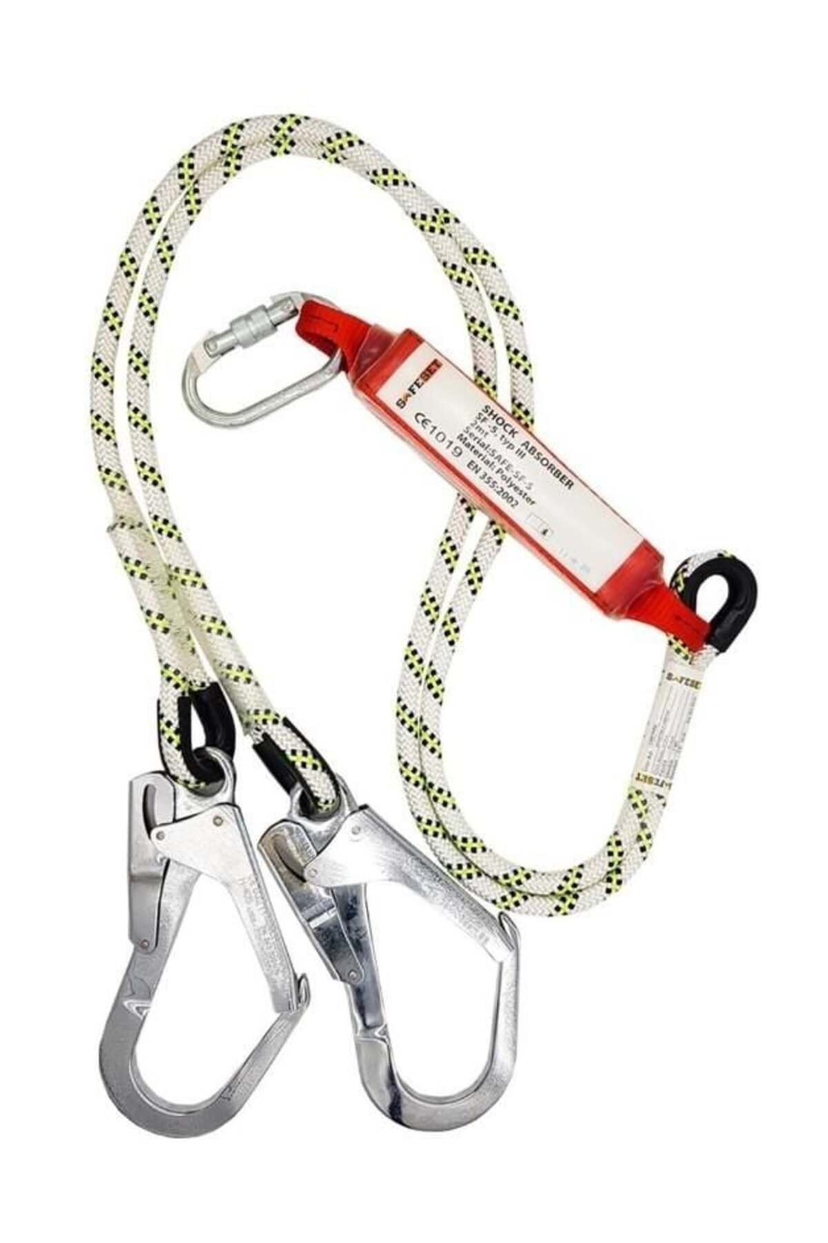 Toptan Bulurum Çift Bacaklı Şok Emicili Lanyard Büyük Kancalı