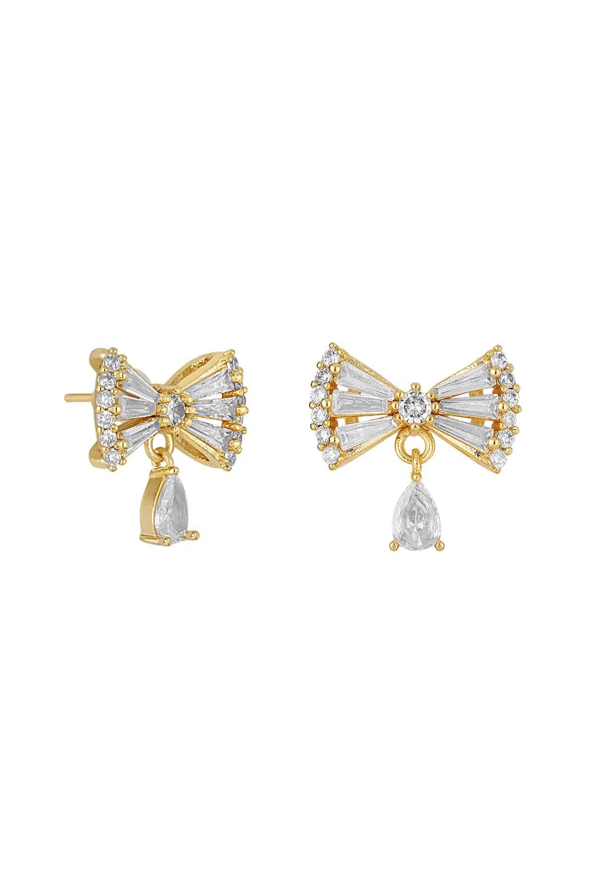 cacharel classic 14K Altın Kaplama Çelik Küpe