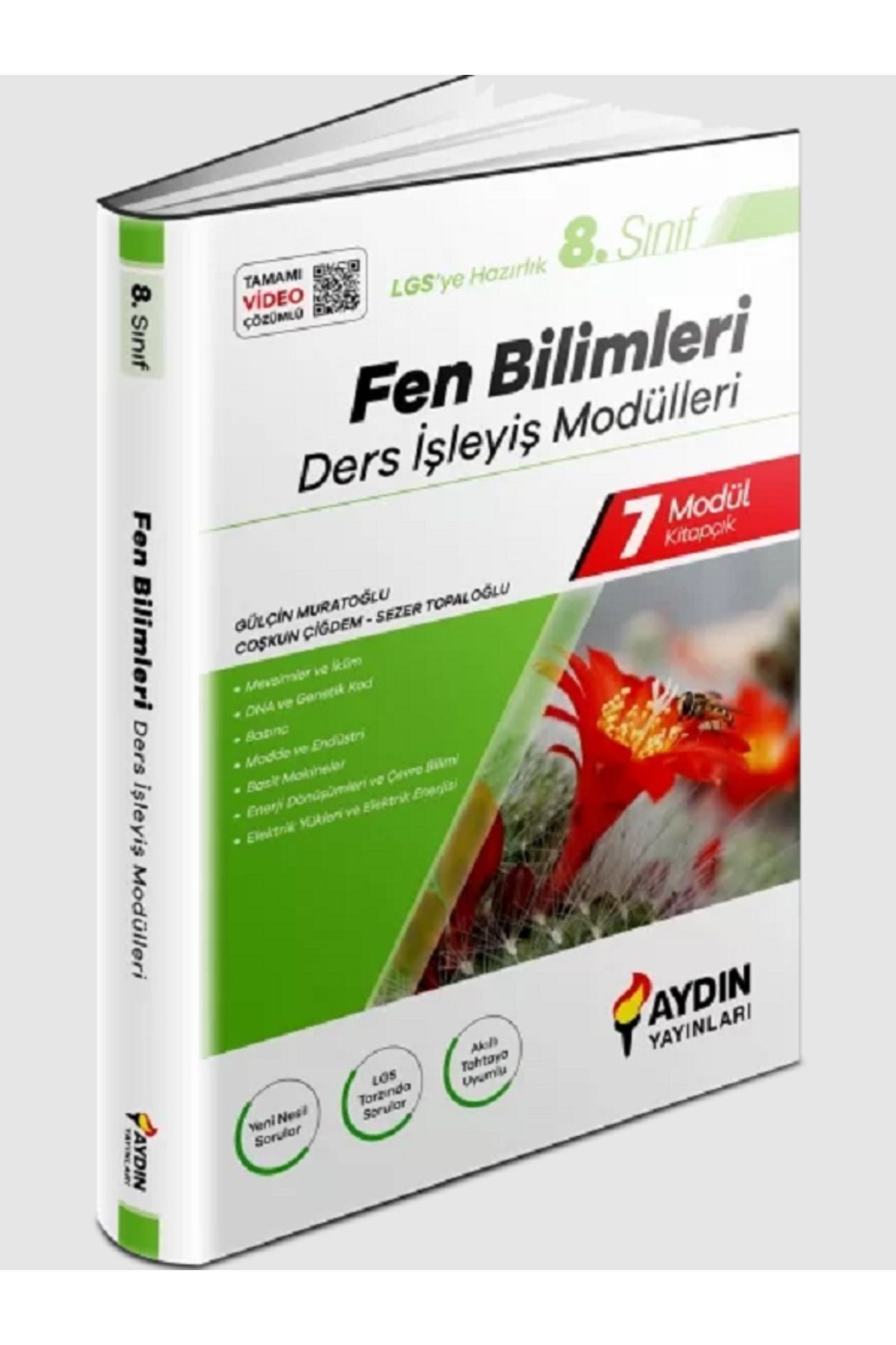 Evrensel İletişim Yayınları 8.Sınıf LGS Aydın Yay. Fen Bilimleri Ders İşleyiş Modülleri / 7 Modül / Tamamı Video Çözümlü
