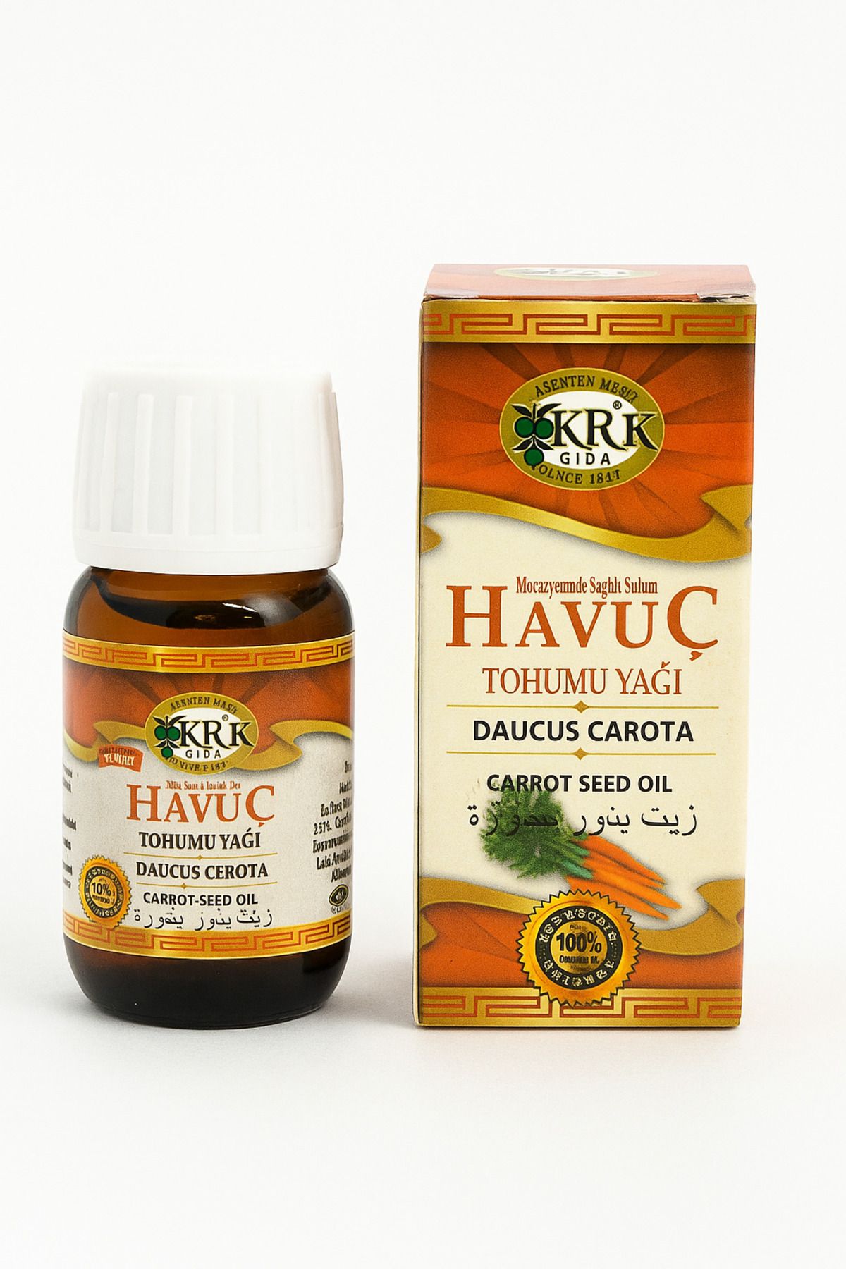 Krk Gıda Havuç Tohumu Yağı Soğuk Sıkım 20 ML
