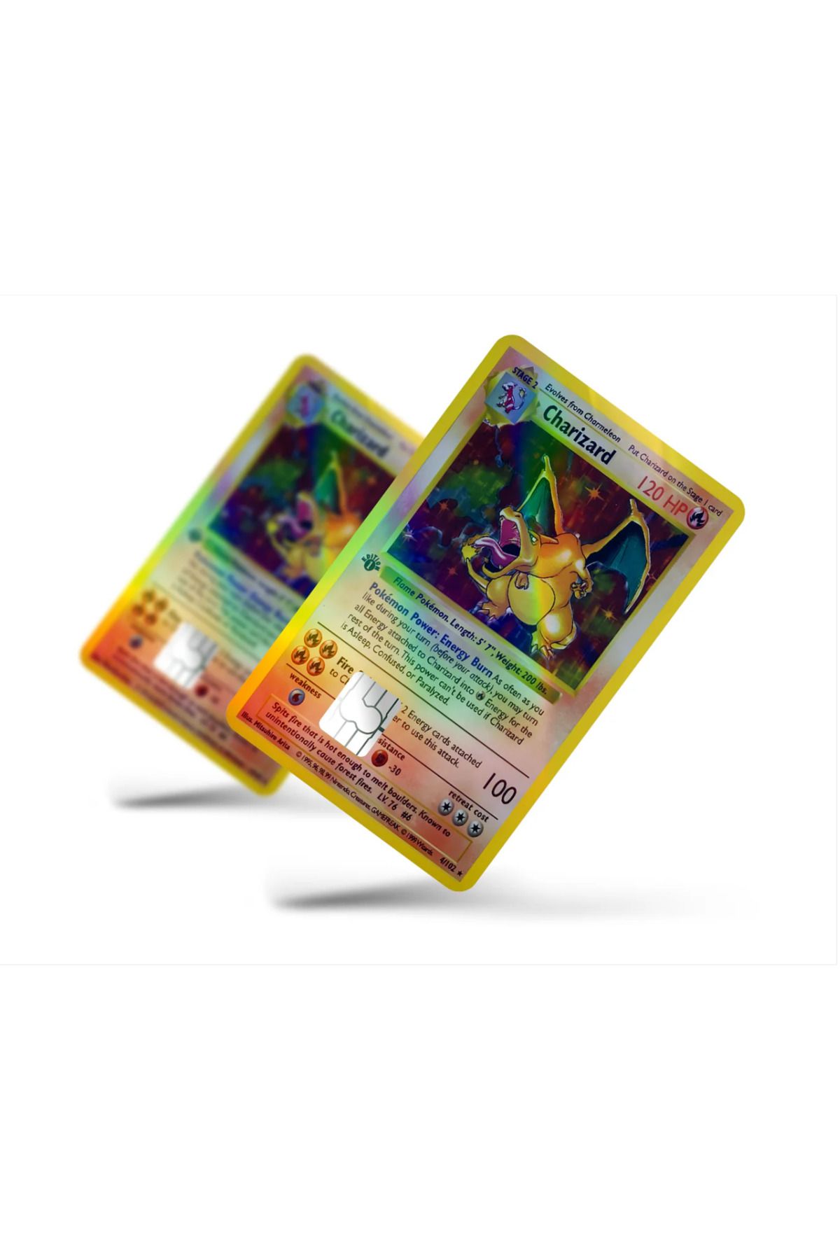 yoyadizayn Holografik Pokemon Charizard Kart Kaplama Anime Parlak Hologram