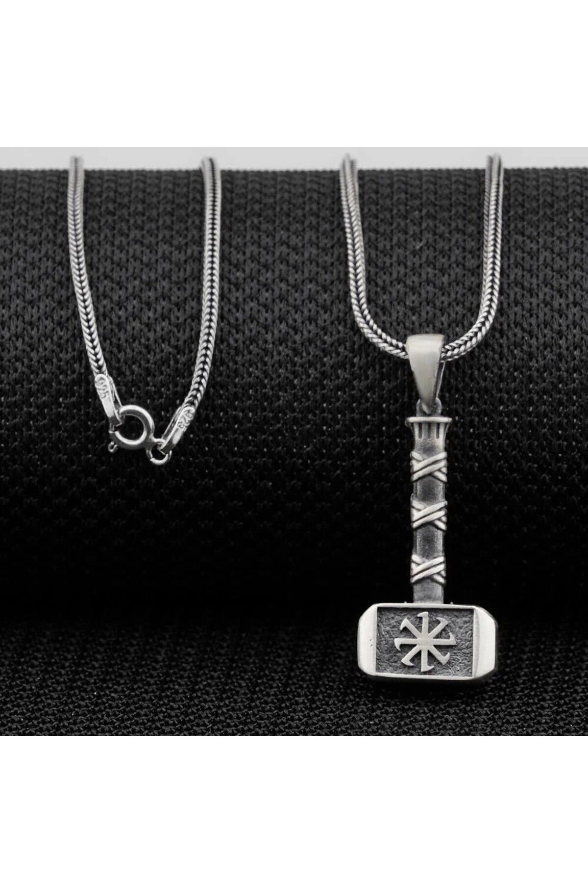 shop Kalın Balyoz Çekiç 925 Ayar GümüşErkek Kolyesi
