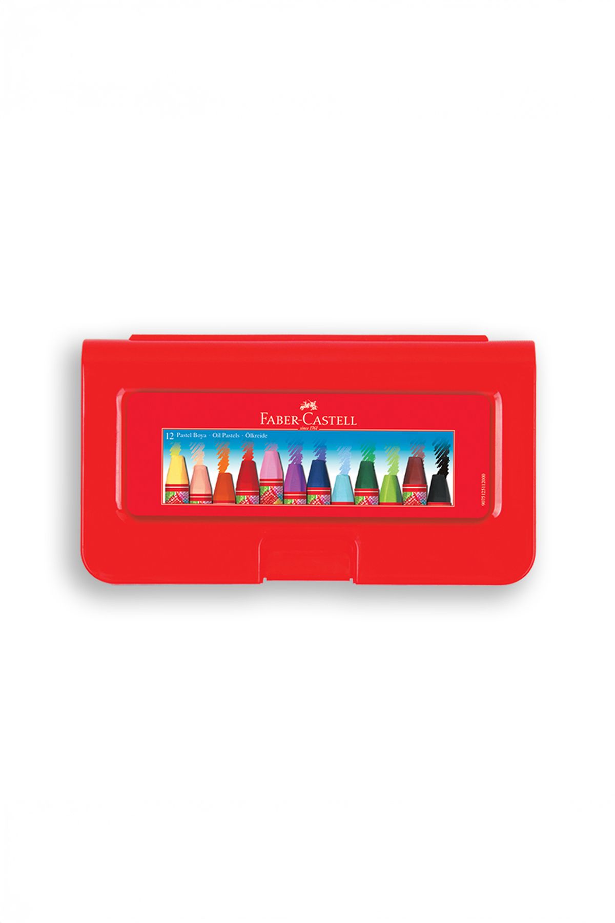 Faber Castell-Pastel Colored 12 Paint with Bag - 831 1