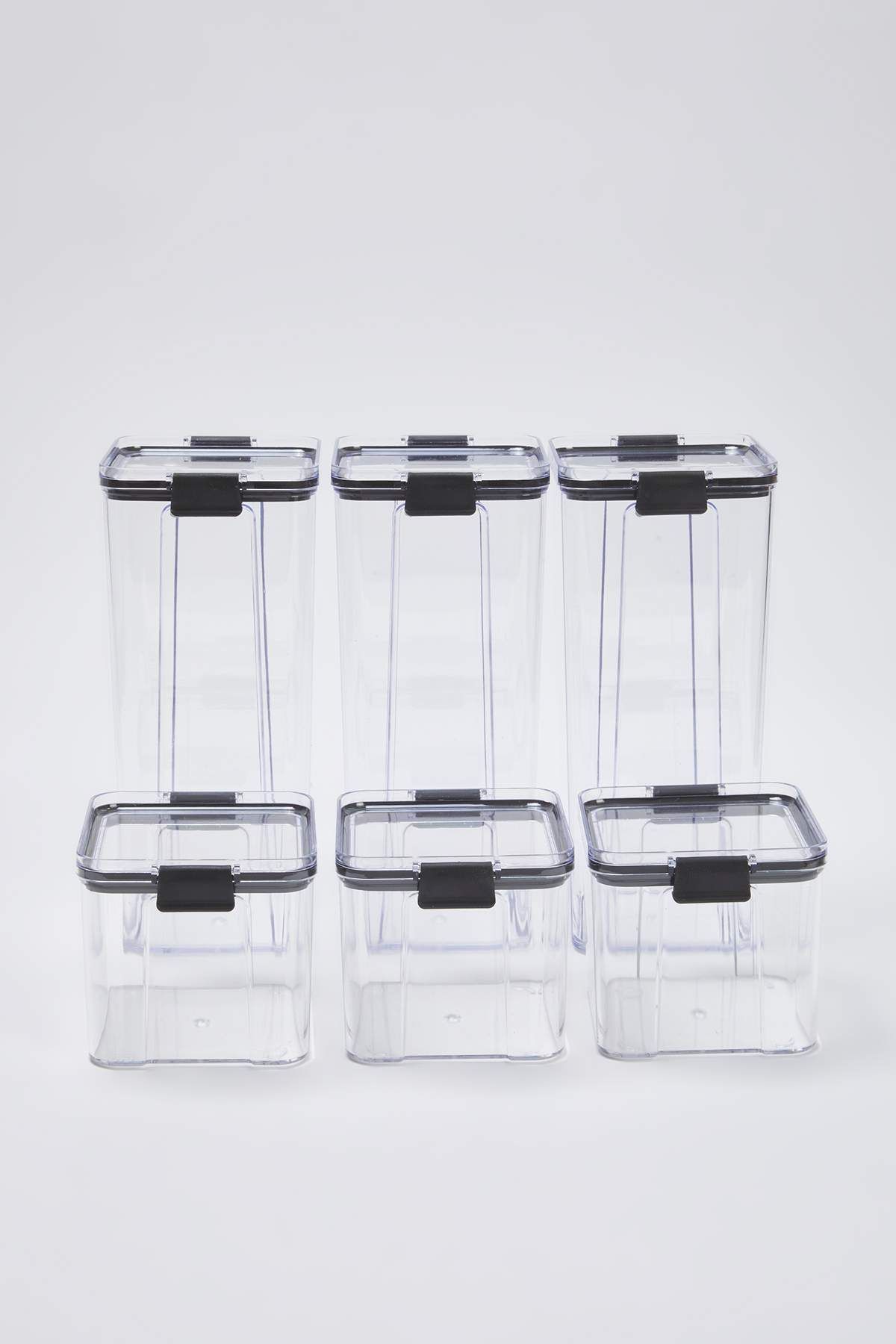 Trendyol Collection-3-Piece 700ml & 3-Piece 1300ml Storage Container with Lid Tphss25Skb00000 2