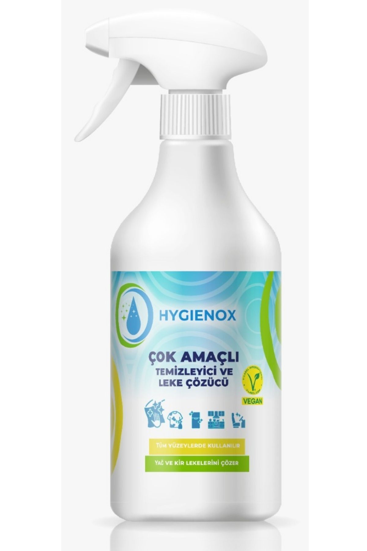 HYGIENOX Çok Amaçlı Temizleyici Ve Leke Çözücü Vegan 500 Ml.