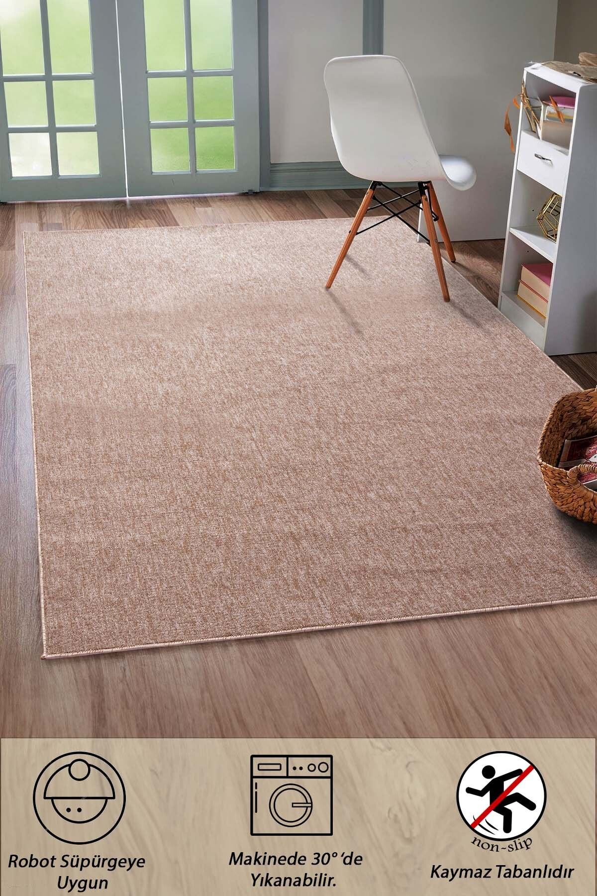Raschel Carpet Kaymaz Taban Linoa Vizon Yumuşak Dokuma Yolluk Halı Salon Halısı LINOA_VIZON