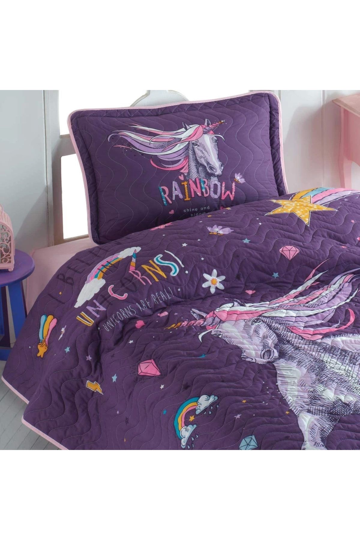 Clasy-Rainbow Single Ranforce Bedspread 2