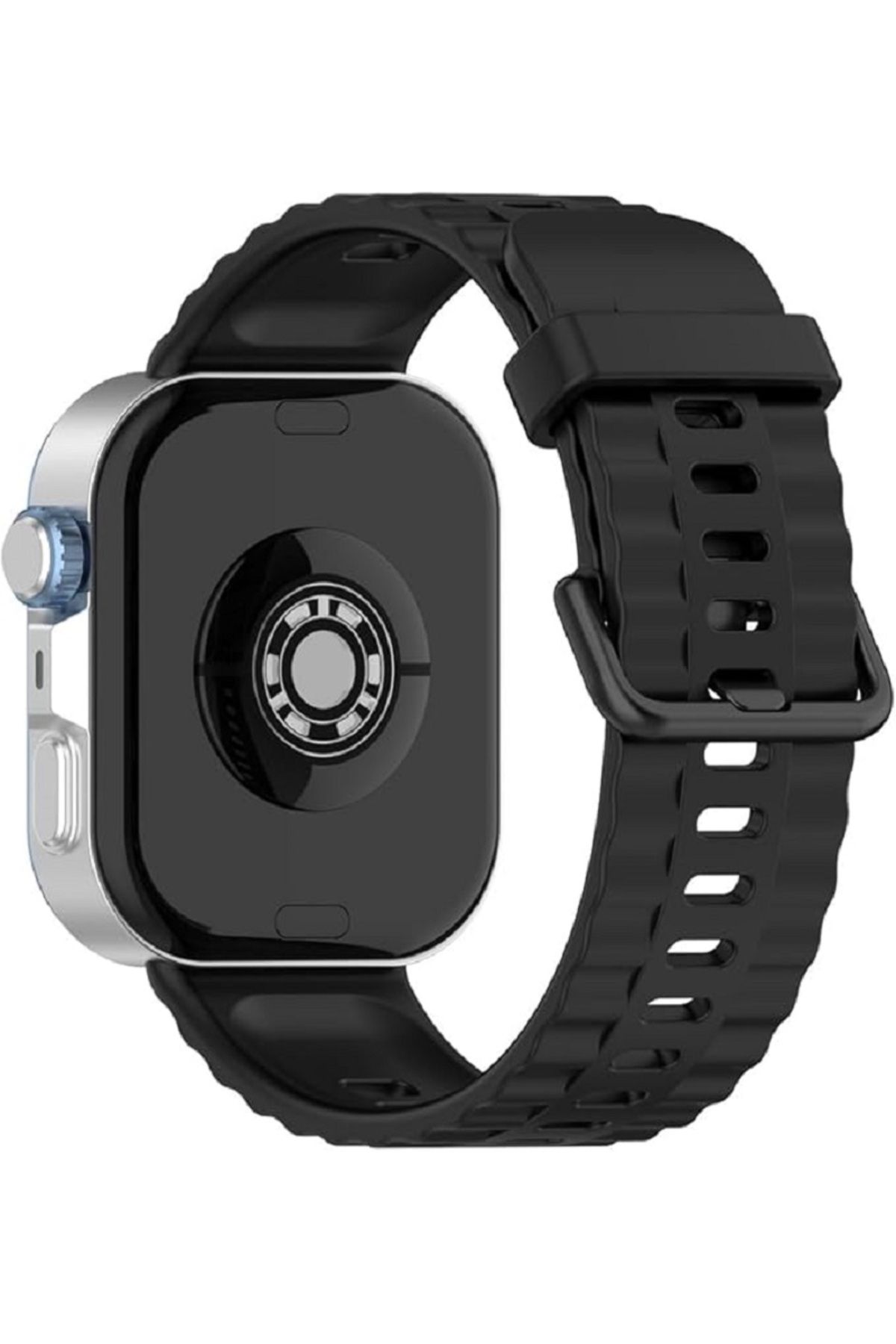 redmud teknoloji Huawei Watch Fit 4 Pro Watch Fit 4 Watch Fit 3 ile Uyumlu Official Siyah Tokalı Silikon Kordon