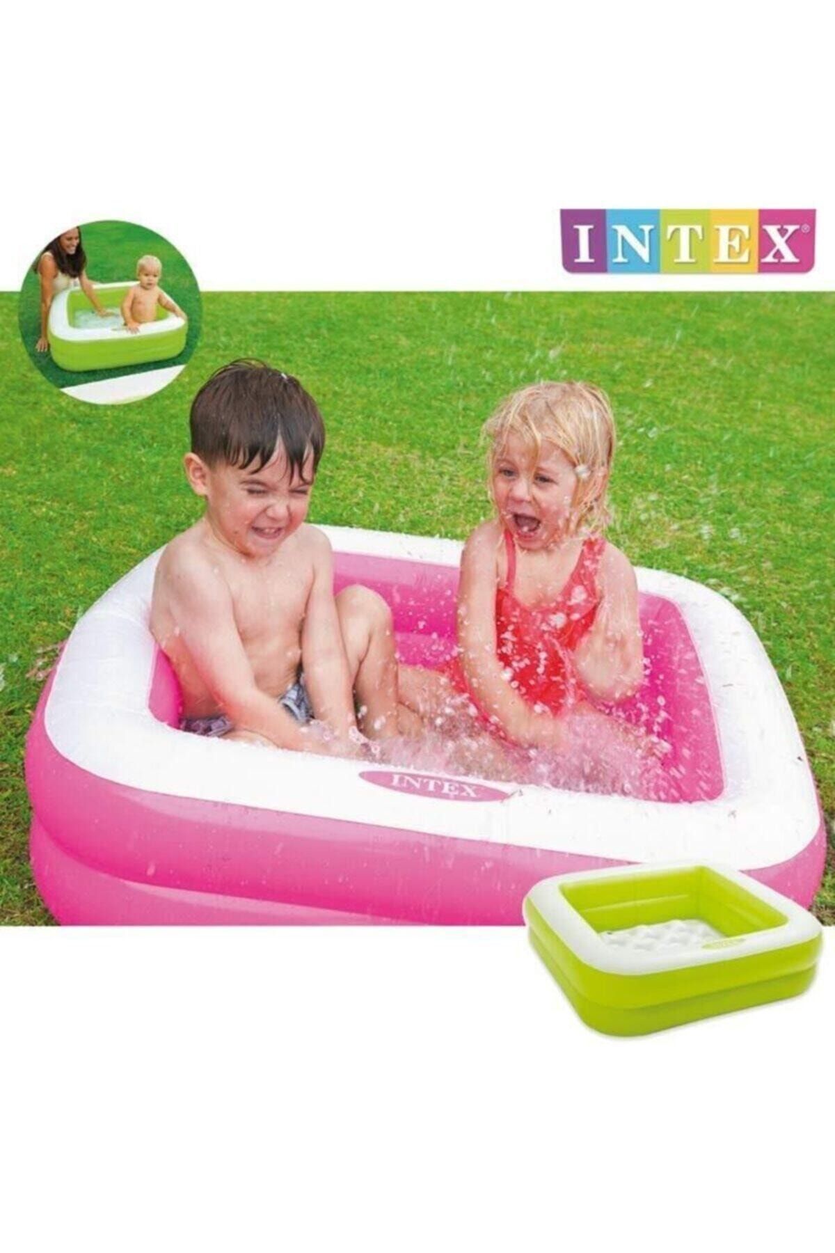 Intex-57100 Square Children's Pool with Inflatable Base 25x 86 X 86cm. 4