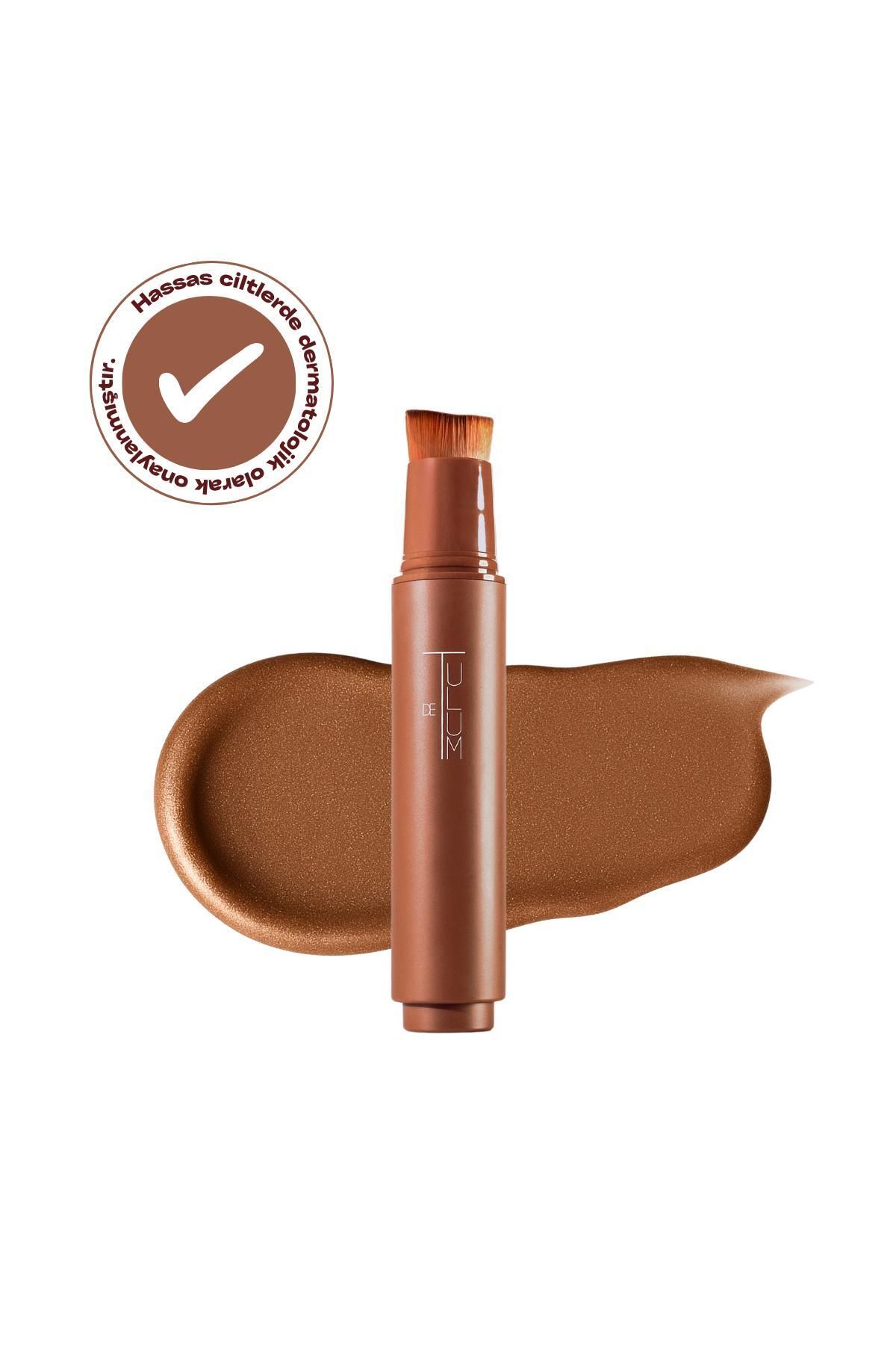 de tulum Glemaura | Bronzluk Veren Fırçalı Aydınlatıcı | Bronze Illuminator With Brush