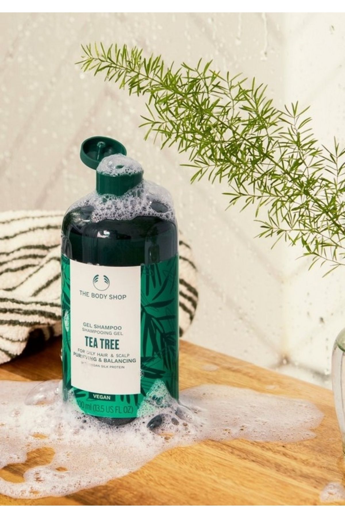 THE BODY SHOP-TEA TREE BALANCING PURIFYING SHAMPOO 400 ML 2