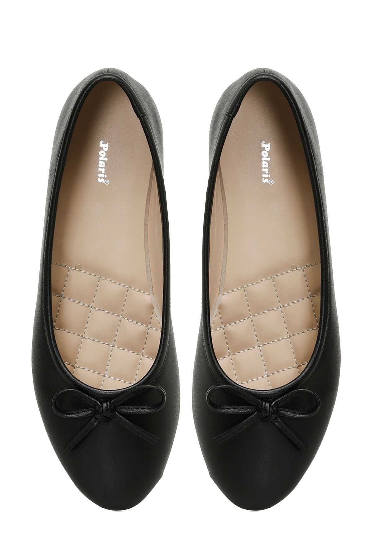 Polaris-323006 .Z 5FX Schwarze Ballerinas für Damen 4