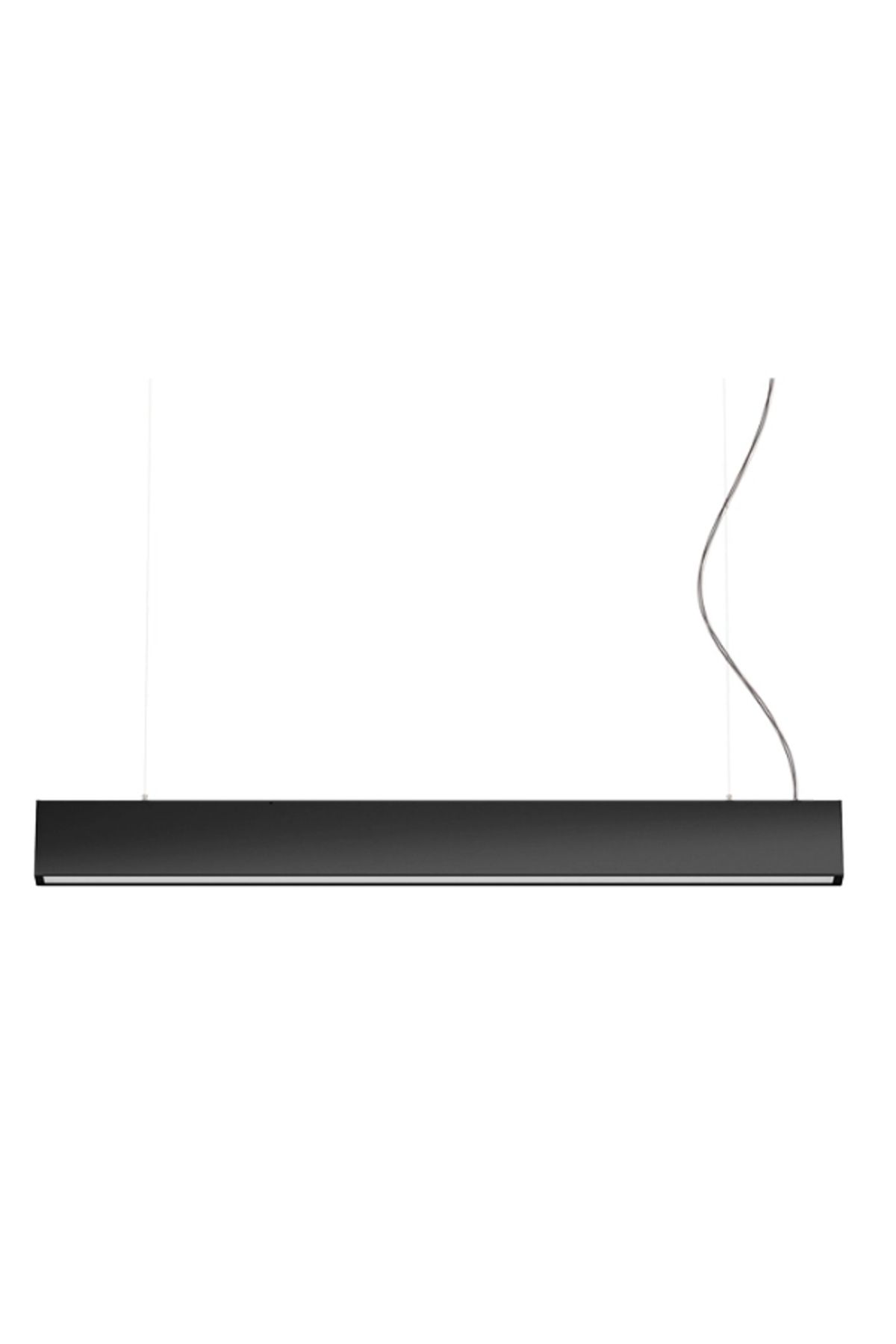 ELITELIGHTDİZAYN 150 cm SİYAH kasa Lineer Sarkıt Modern LED Aydınlatma | 4000K | Salon, Mutfak, Ofis vb. İçin
