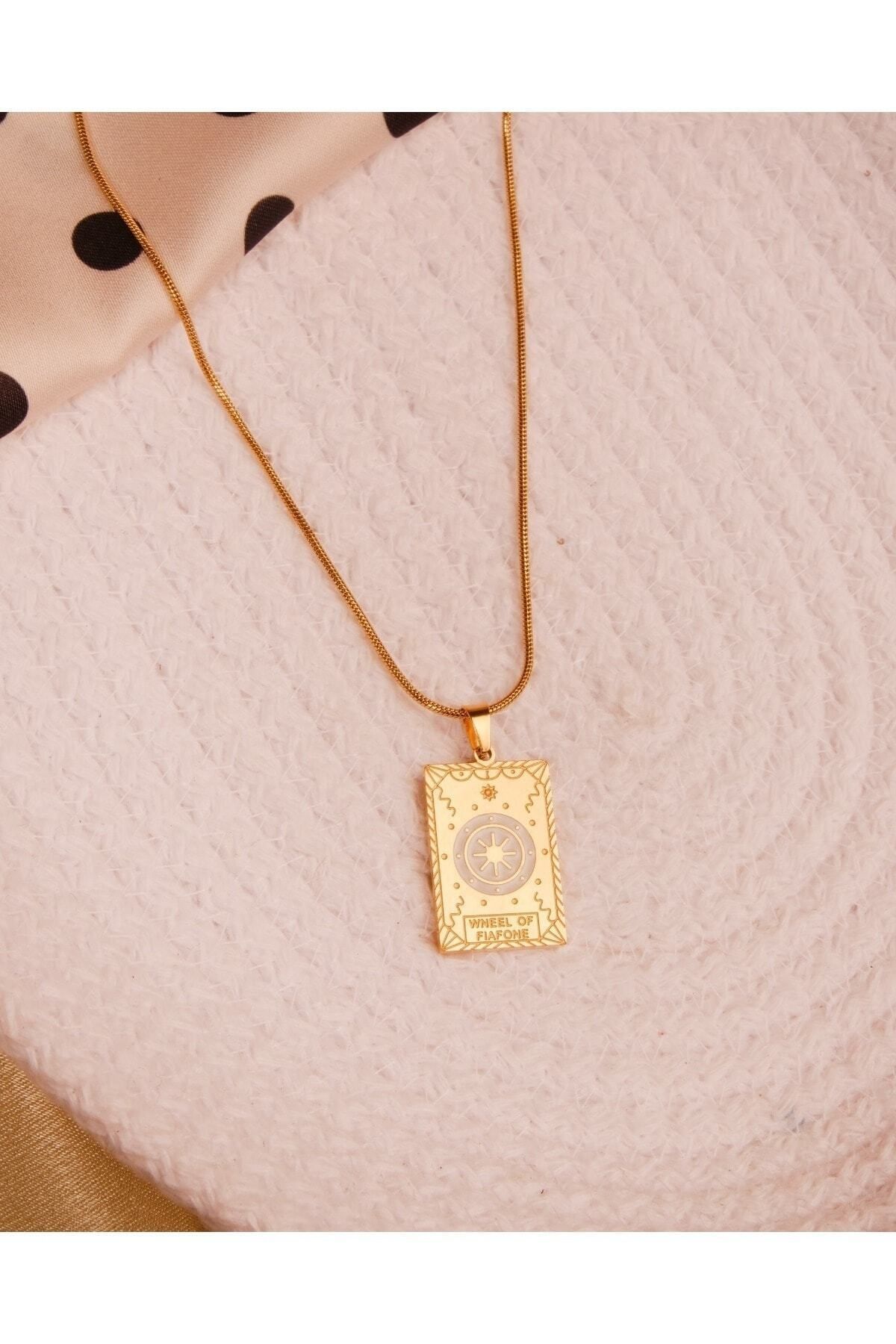 Lekka Design-Women's Jewelry Tarnish Free Steel Jewelry Tarot Necklace 4