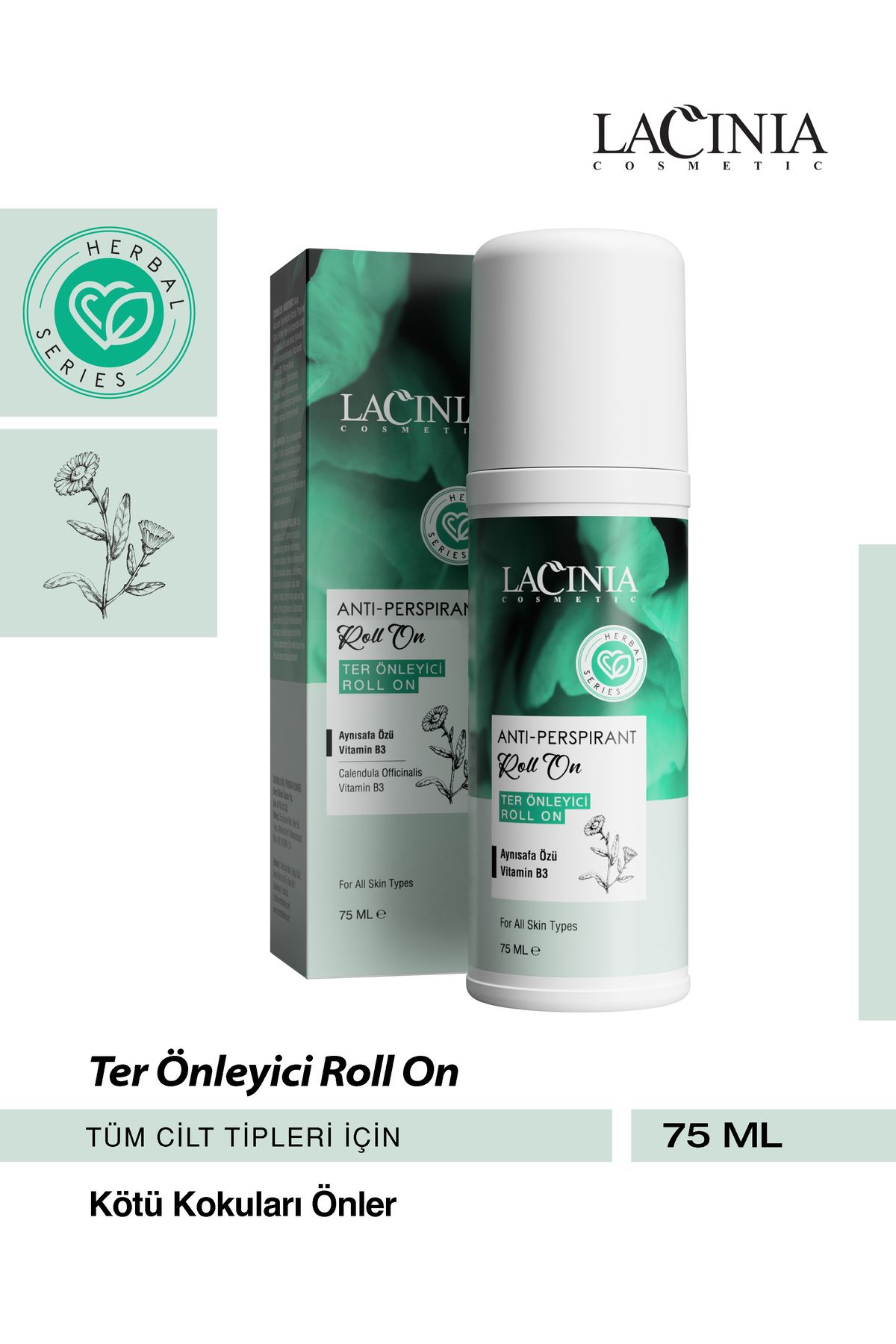 Lacinia Ter Önleyici Roll On 75 ml