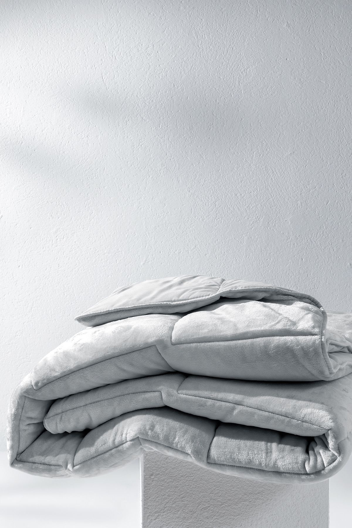 Yataş-Macaron Single Wellsoft Quilt - Gray 3