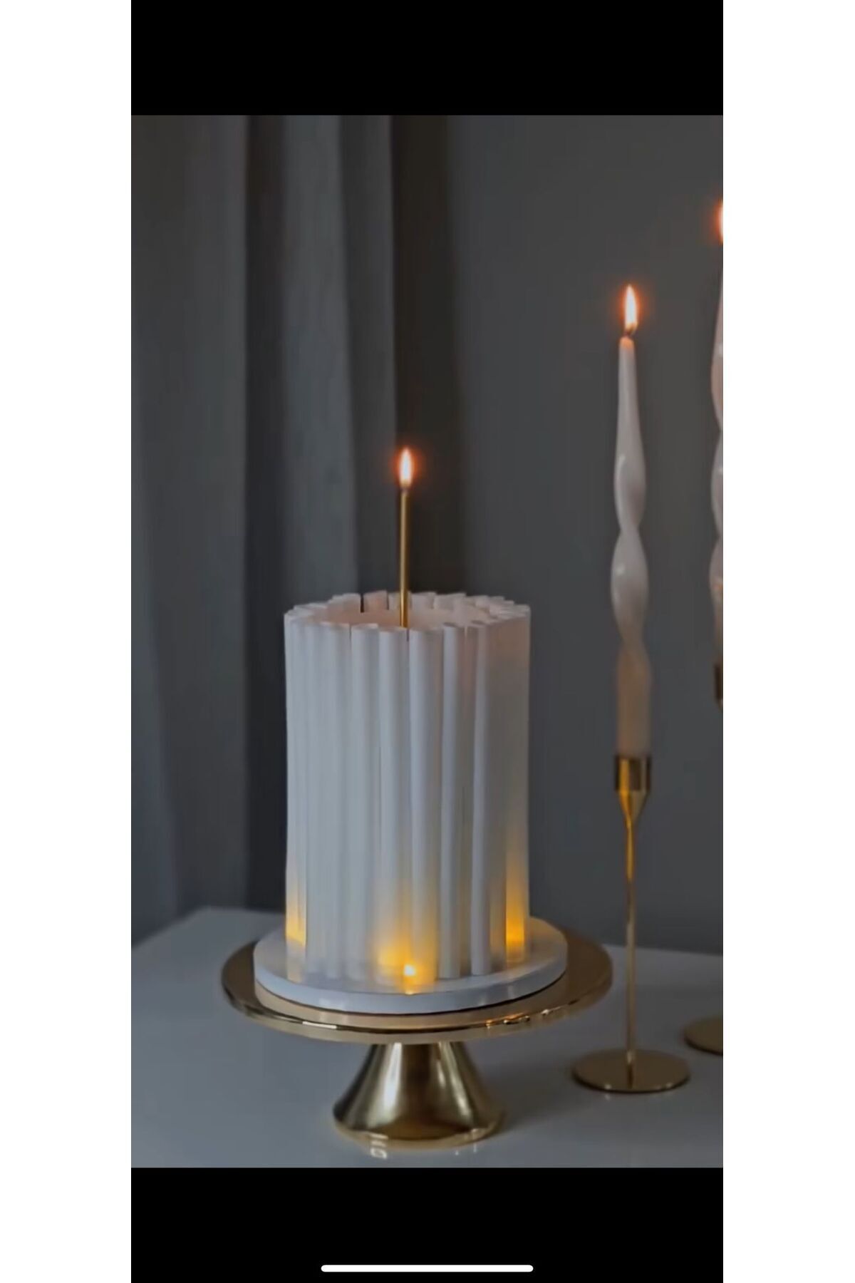 hediyehobihersey Hazır Yenilebilir Led Cake Pasta Yapım Seti 10 Adet Wafer Paper 5 Ad Led