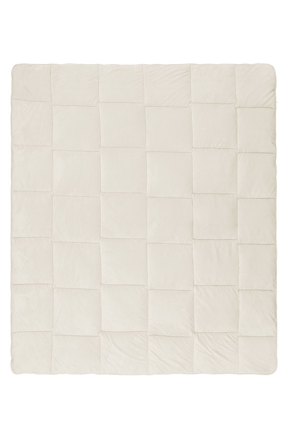 Yataş-Macaron Single Wellsoft Quilt - Cream 8