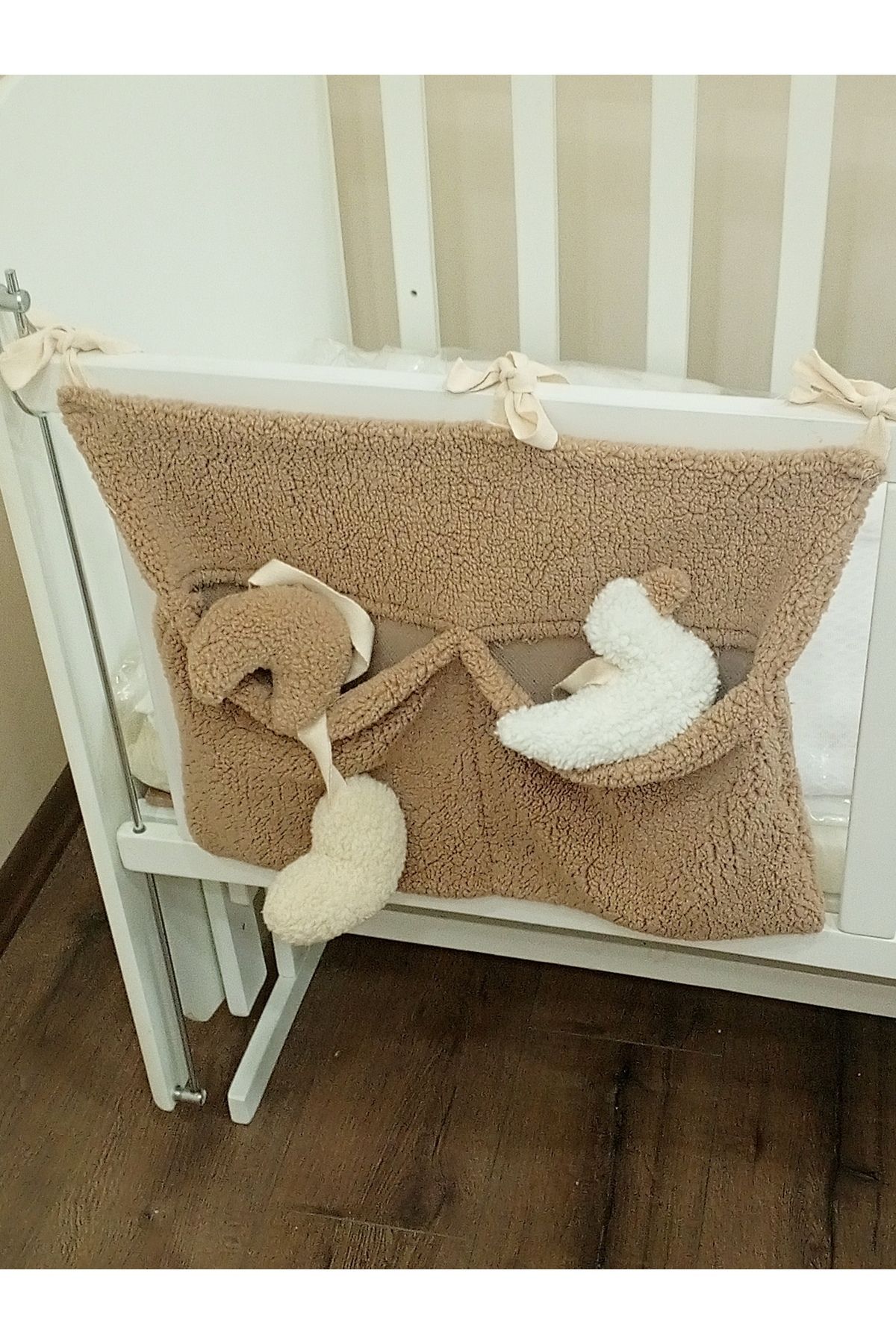 zabonti home Yenidoğan Bebek Beşik Yanı Organizer Düzenleyici Teddy düzenleyici