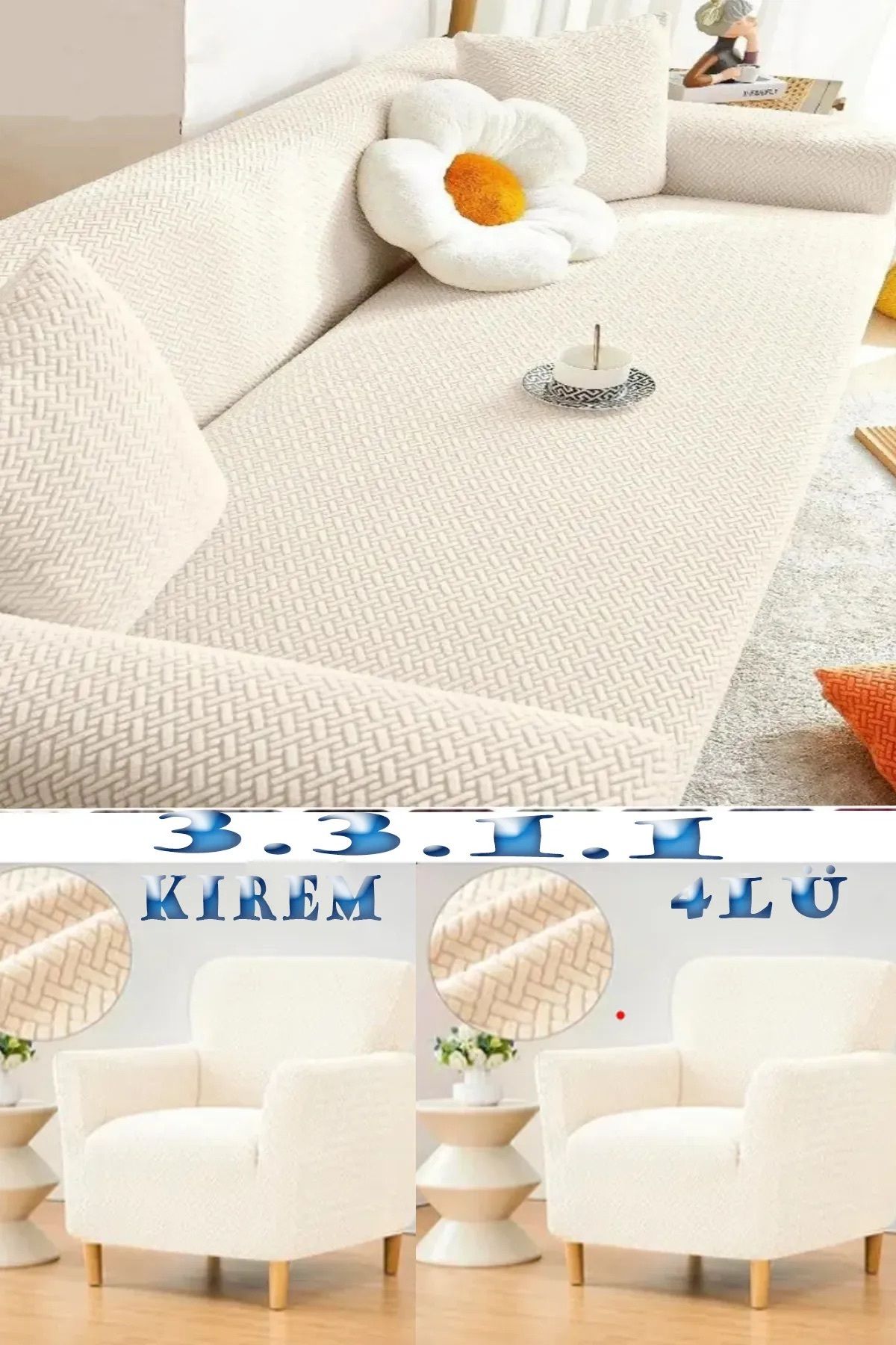 UYMALL 3.3.1.1 koltuk örtüsü tıkımı esnek lastikli koltuk kılıfı sofa cever