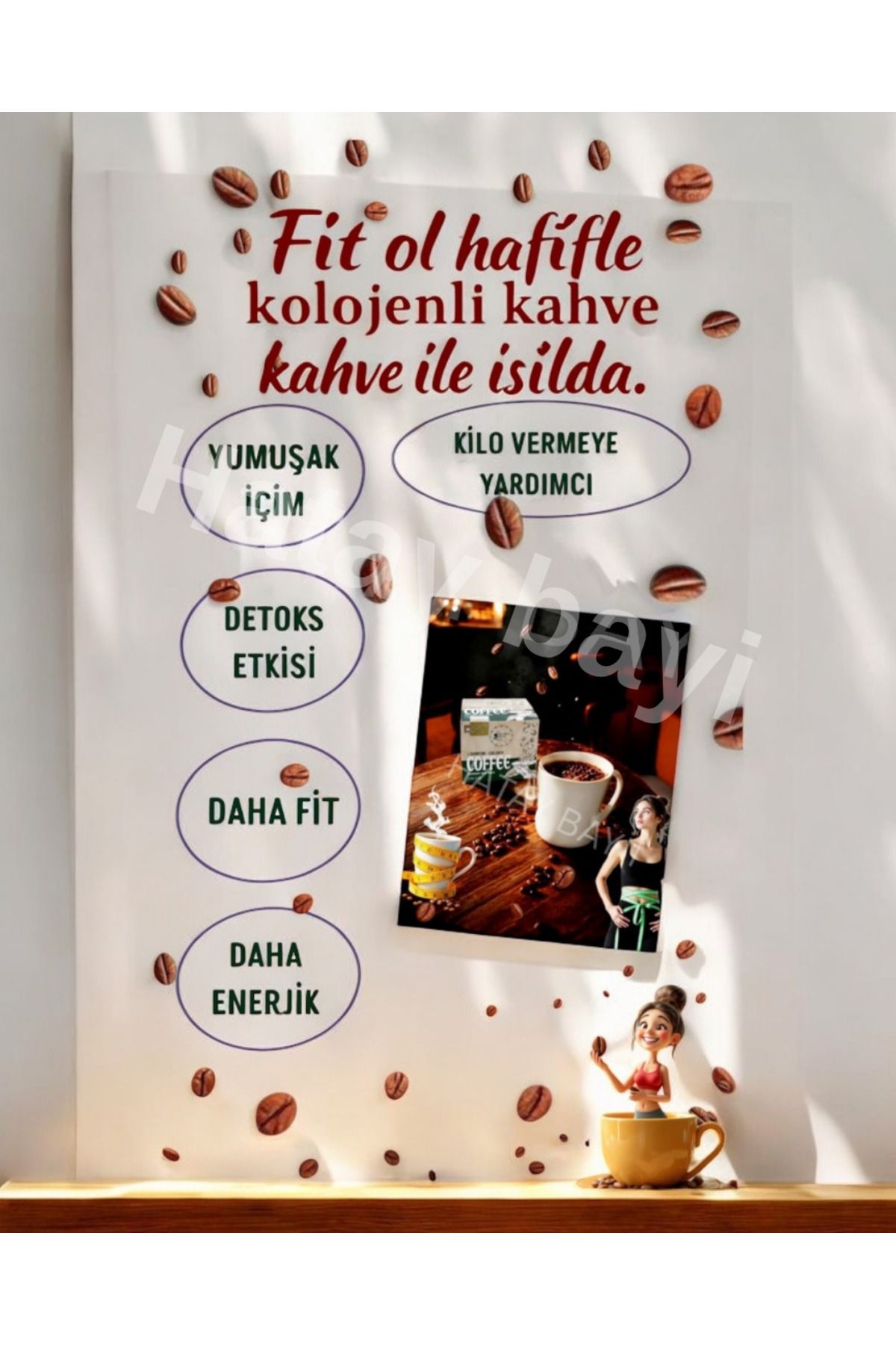 Secret Slim kolejen destekli detox sütlü kahve (1.5 aylık) Net:150 gr
