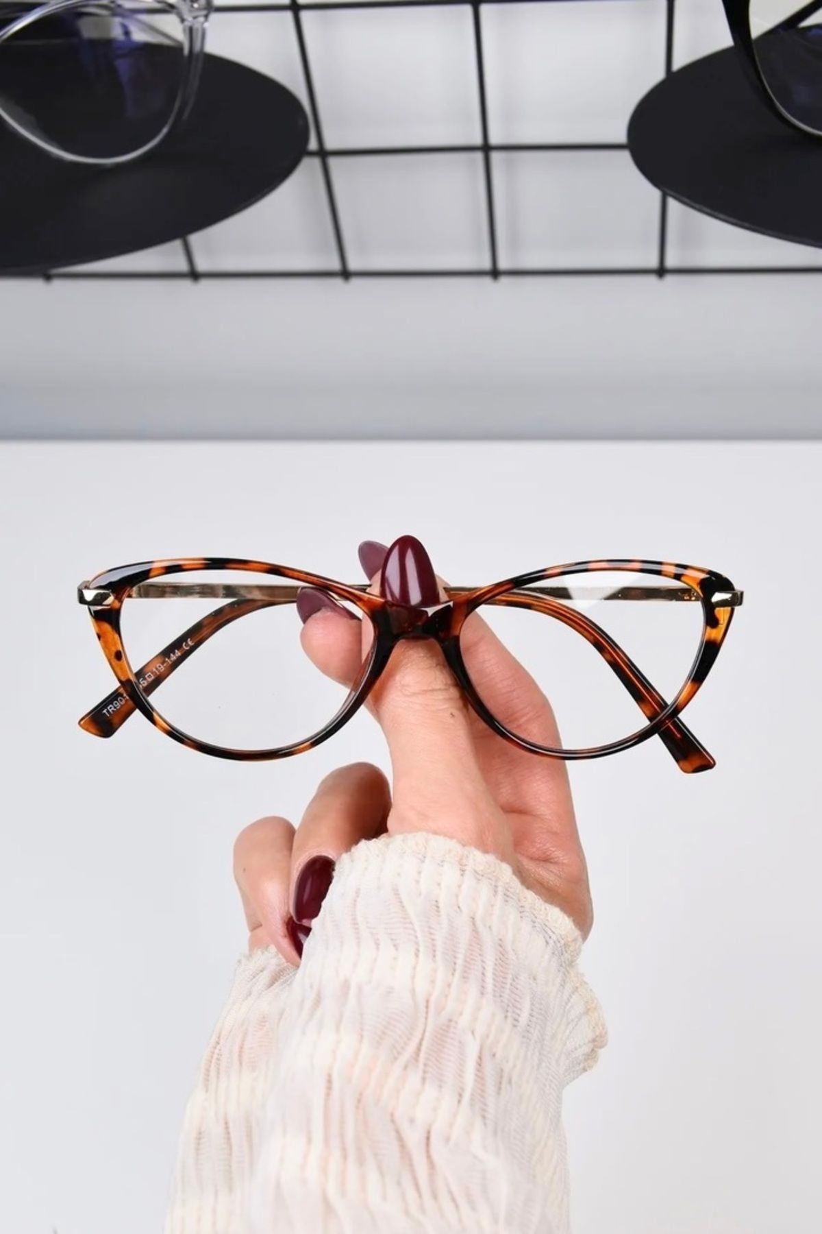 LOOKUP Mavi Işık Korumalı Cat Eye Gözlük Unisex Model Optik Uyumlu Camları Değişebilir