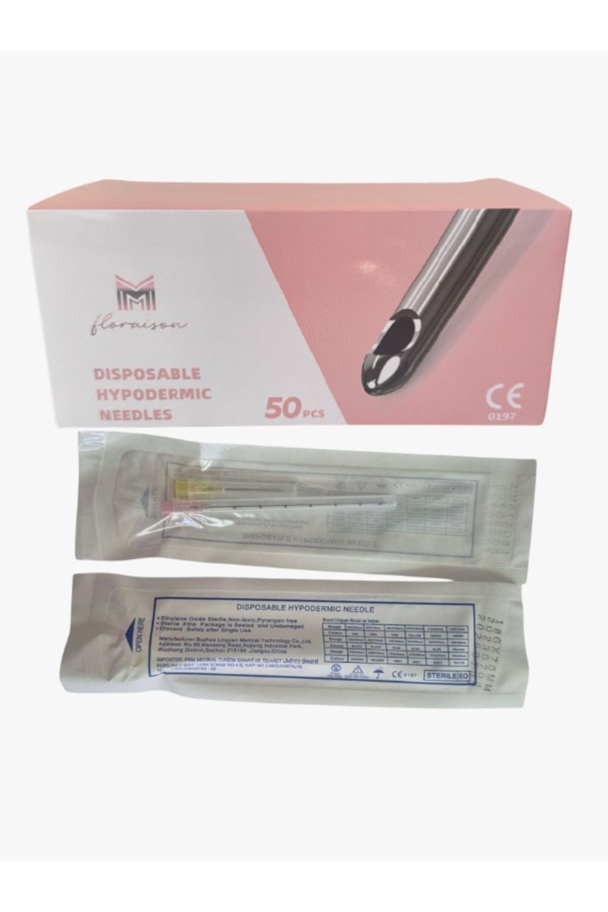 Floraison Medikal Dolgu Kanülü 18G x 70MM / 50 Adet