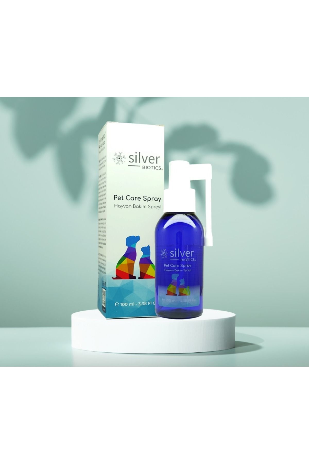 silverBIOTICS Laboratories Kedi Köpek Göz Kulak Ağız Bakım Spreyi Pet Care Spray