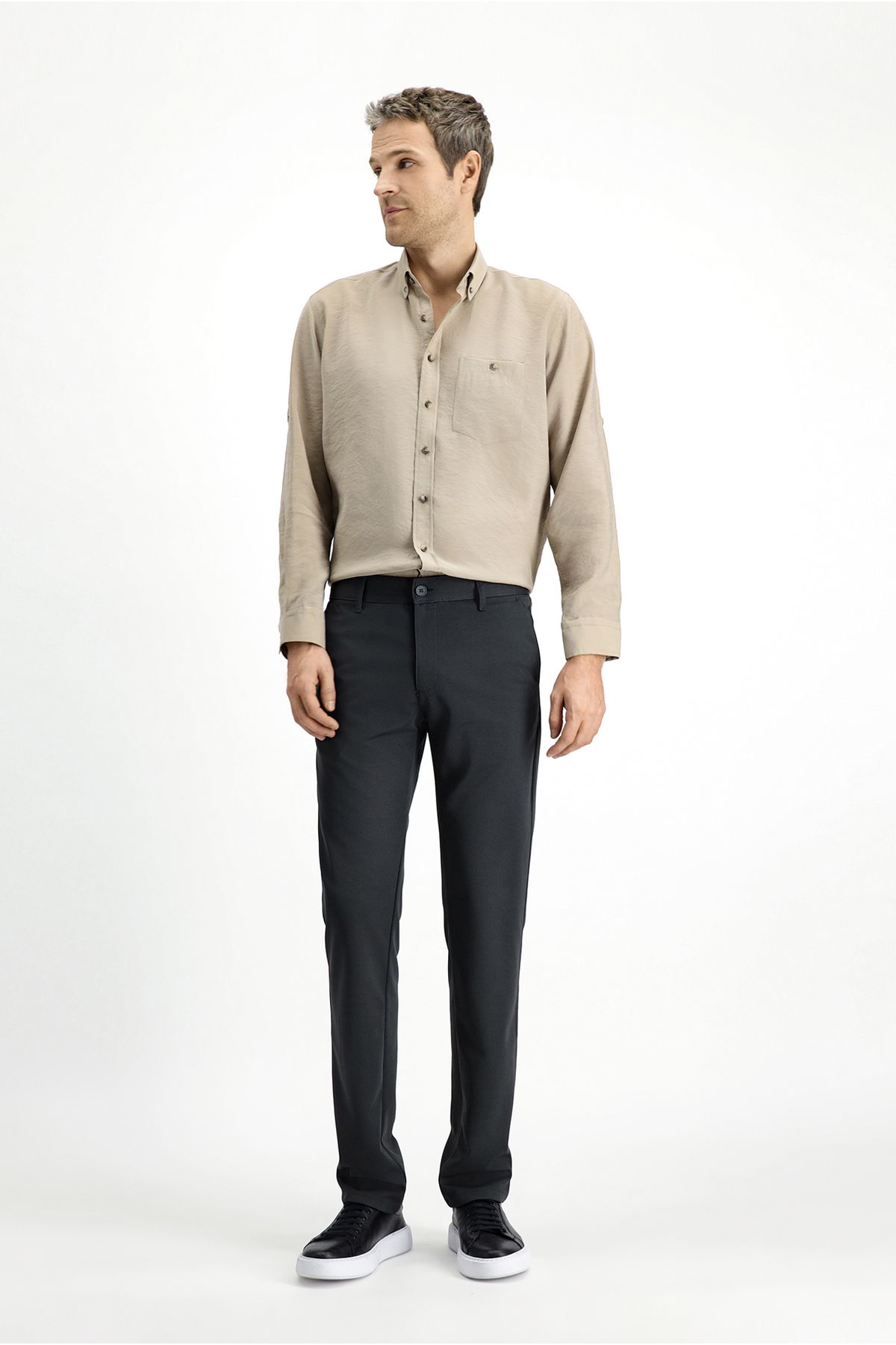 POLO CLUB Relax Fit Rahat Kesim Kanvas / Chino Pantolon