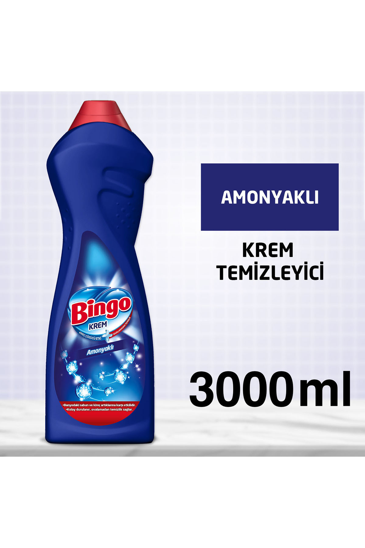 Bingo Krem Banyo Amonyaklı 750ml Ekonomi Paketi 4'lü
