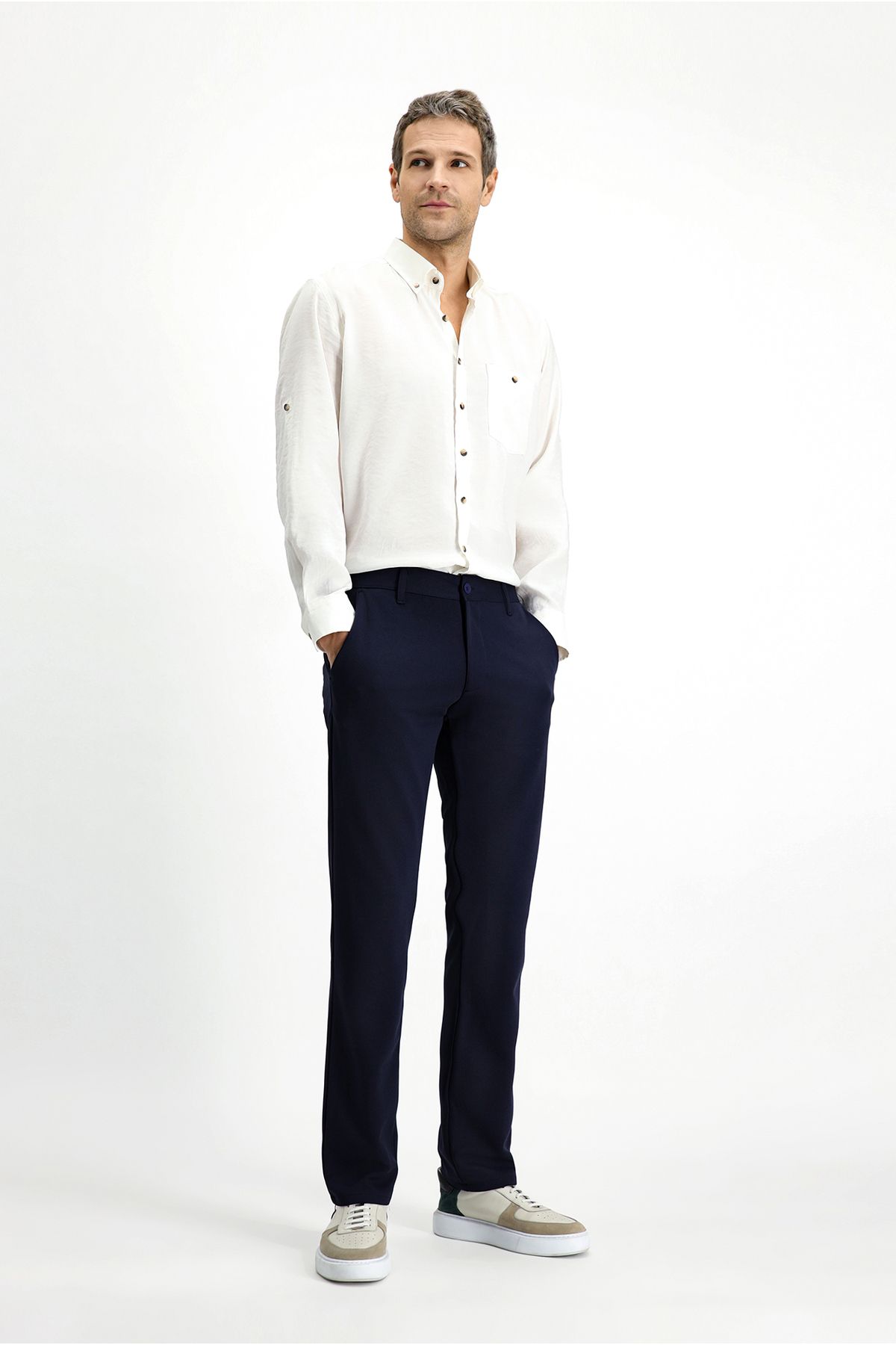 POLO CLUB Relax Fit Rahat Kesim Kanvas / Chino Pantolon