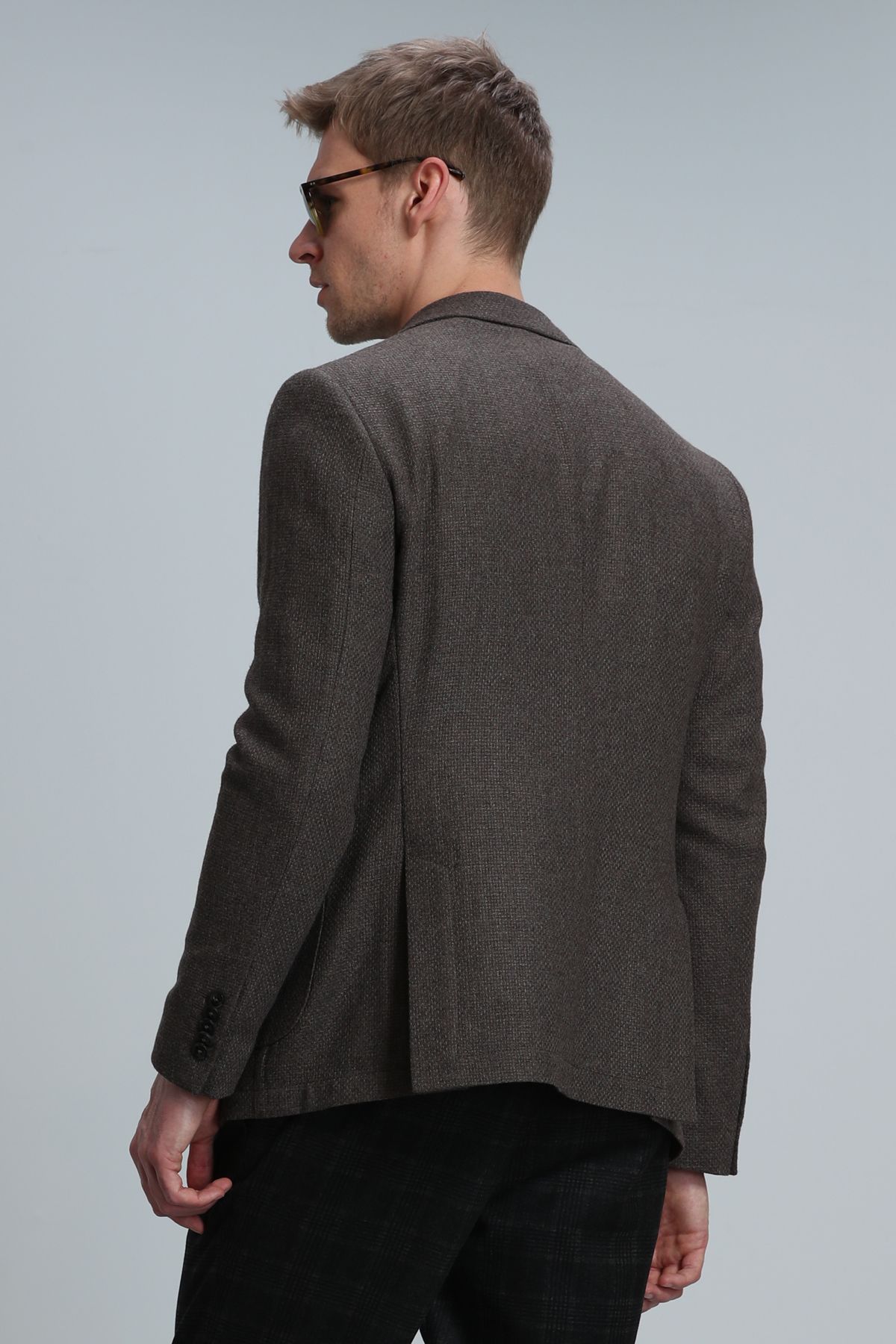 کت بلیزر چند رنگ مردانه گابریل اسپرت Blamer Jade Slim Fit قهوه ای Lufian