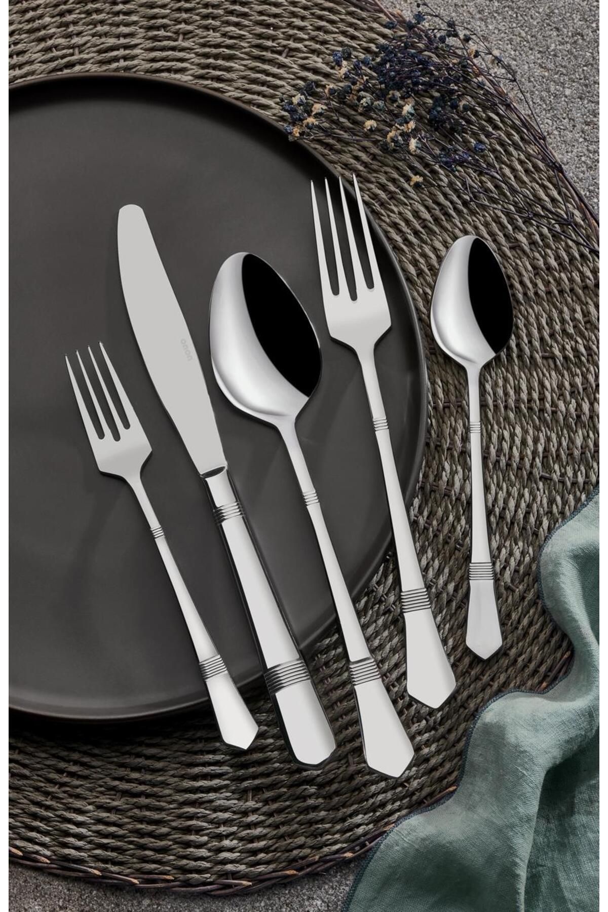 on-on-Montecarlo 72 Piece Fork Spoon Knife Set 18/10 2
