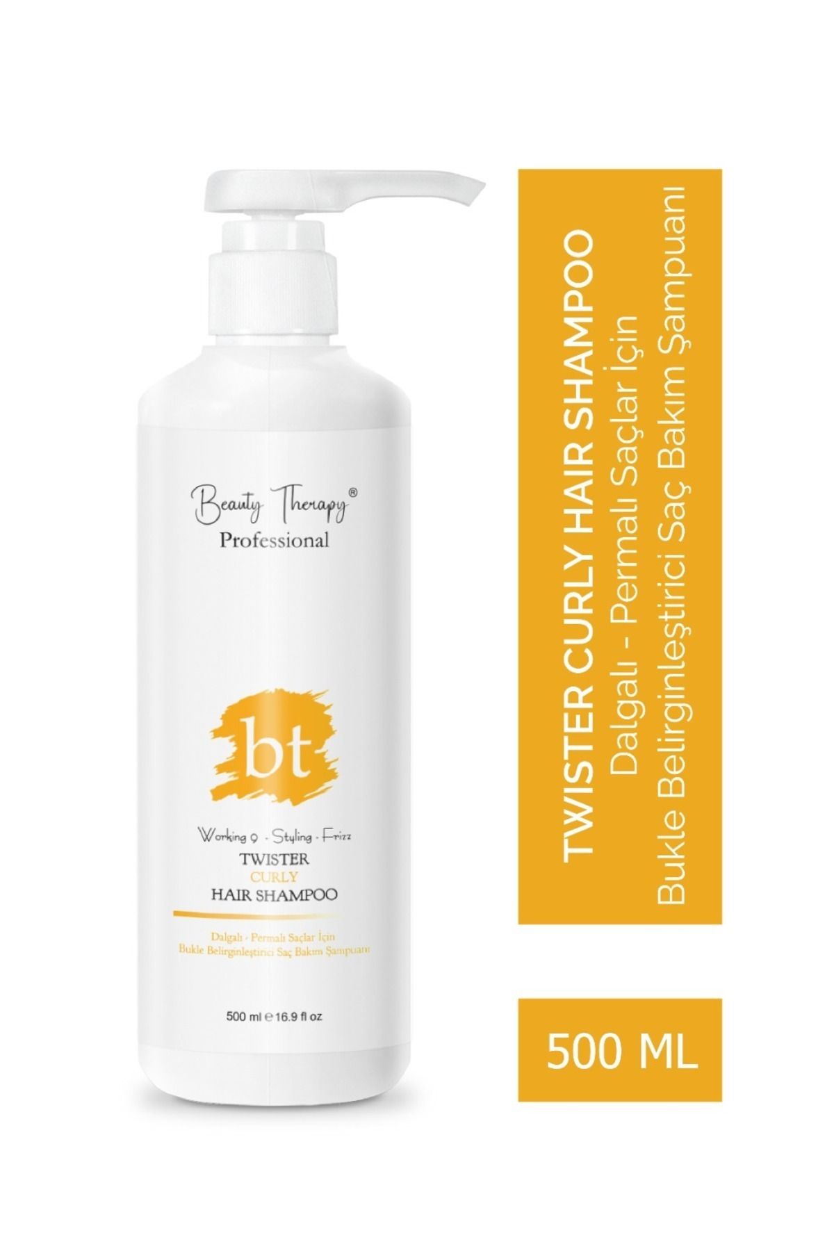 Beauty Therapy TWISTER CURLY DALGALI KIVIRCIK PERMALI SAÇLAR İÇİN BUKLE BELİRGİNLEŞTİRİCİ ŞAMPUAN 500ML