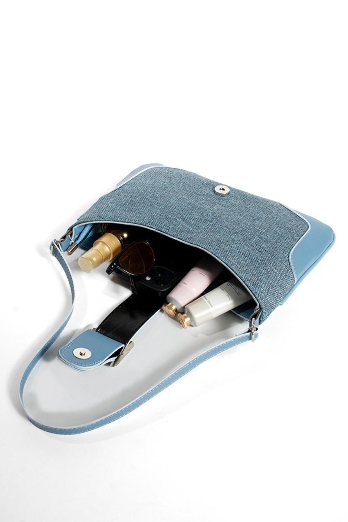 NBİBAGS-retro high-end stitched beget hand and shoulder bag 2