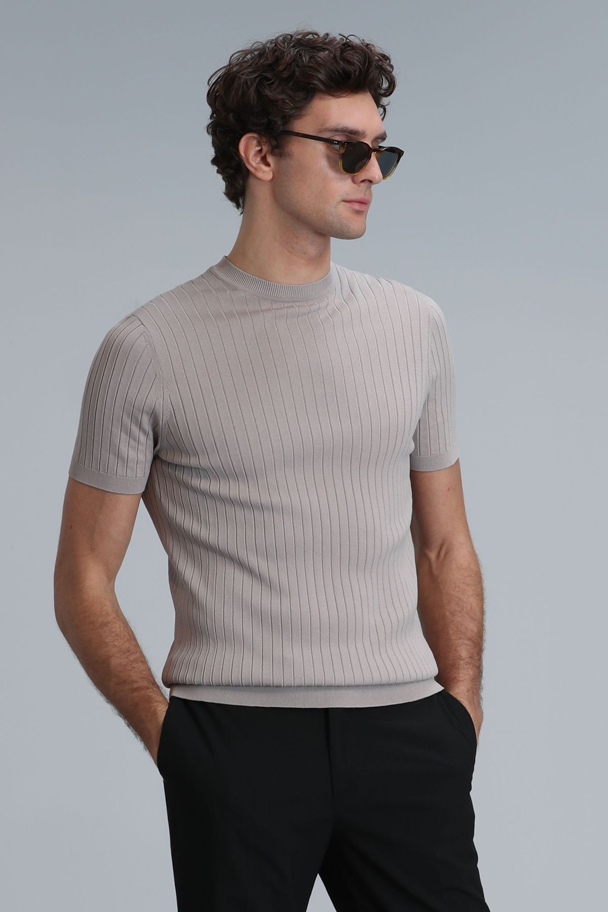 Lufian-Class Men's Sweater Beige 5