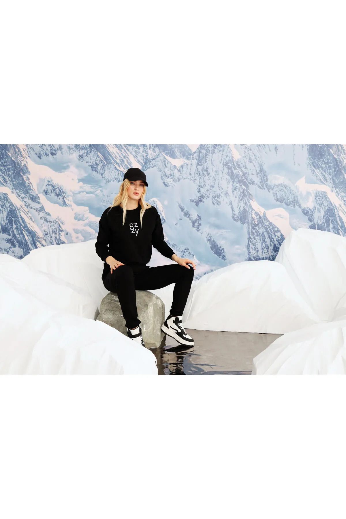 Sevim-Sevi̇m 21025 Printed Pants Suit 25Y 3