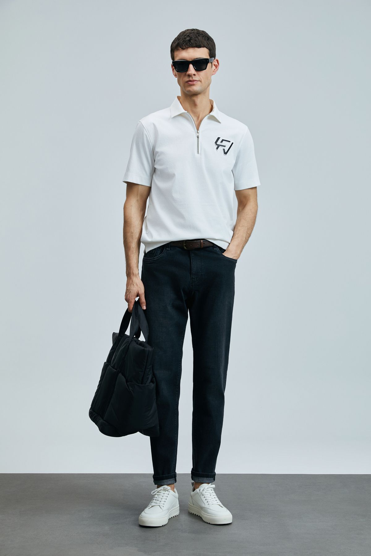 Lufian Luıco Smart Jean Erkek Pantolon Regular Fit Antrasit