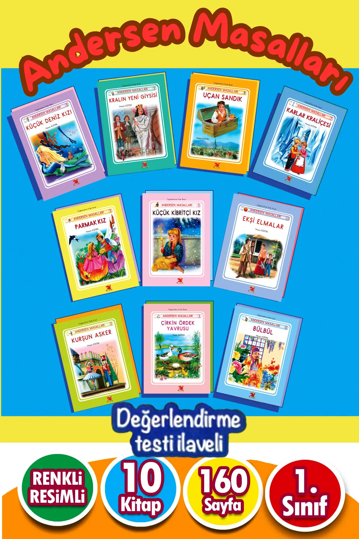 GÖNÜL YAYINCILIK Kitap Serisi 1.ve 2. Sınıflara Uygun Okumayı Sevdiren 10'lu Hikaye Seti fotoğrafı 4 (önizleme)