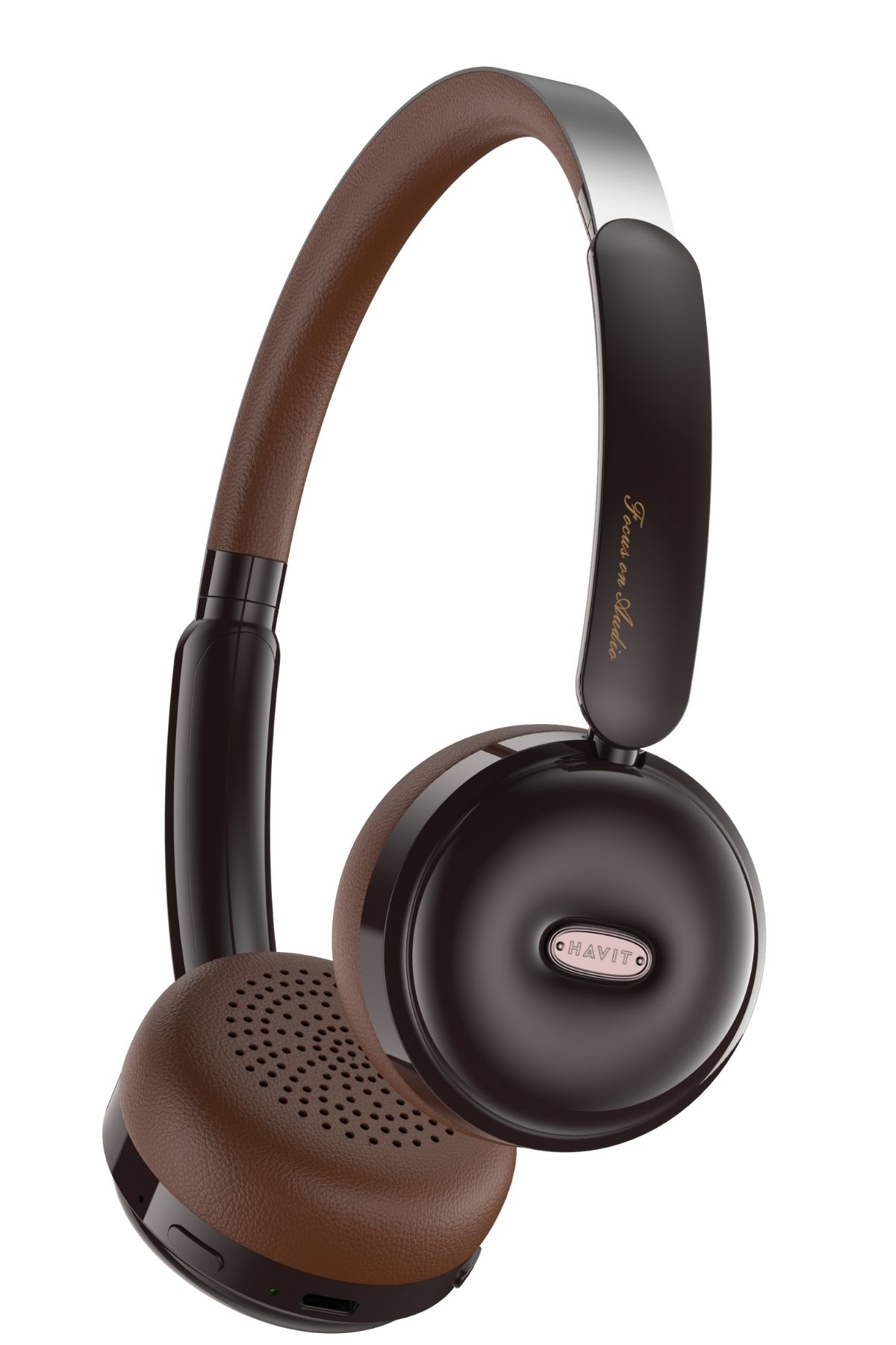 Havit H616bt Retro Kulaküstü Bluetooth Kulaklık Çift Cihaz Bağlantı, Ultra Hafif Tasarım, Bt 5.4