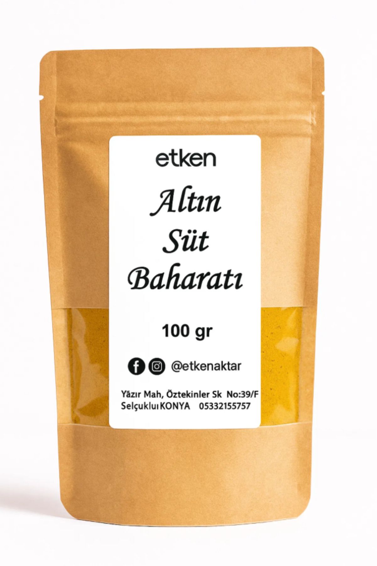etken Altın Süt Baharatı 100g