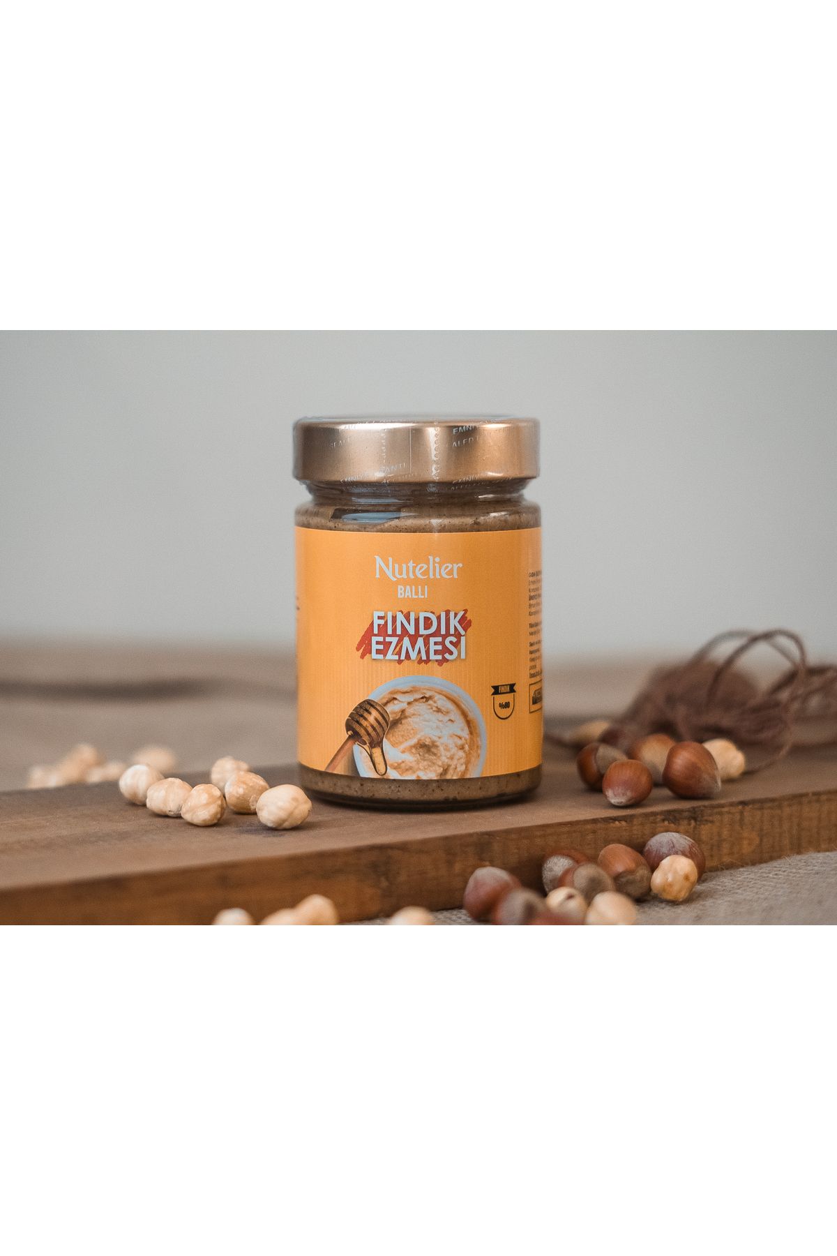 nutelier Ballı Fındık Ezmesi 350GR %80 Fındık %20 Bal