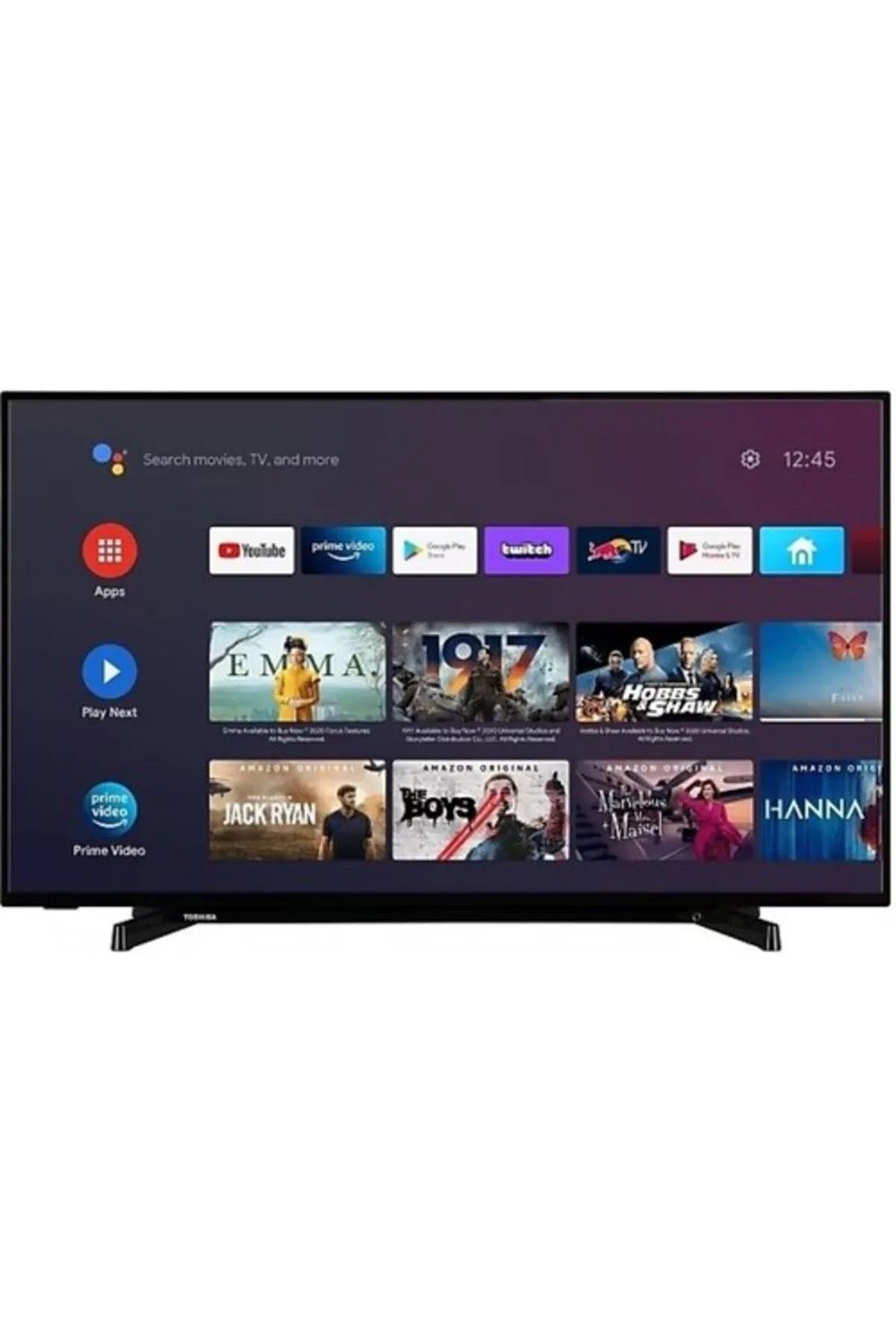 Toshiba 43'' Full Hd Wi-fi Bluetooth Android Smart Led Tv 43la2363dt