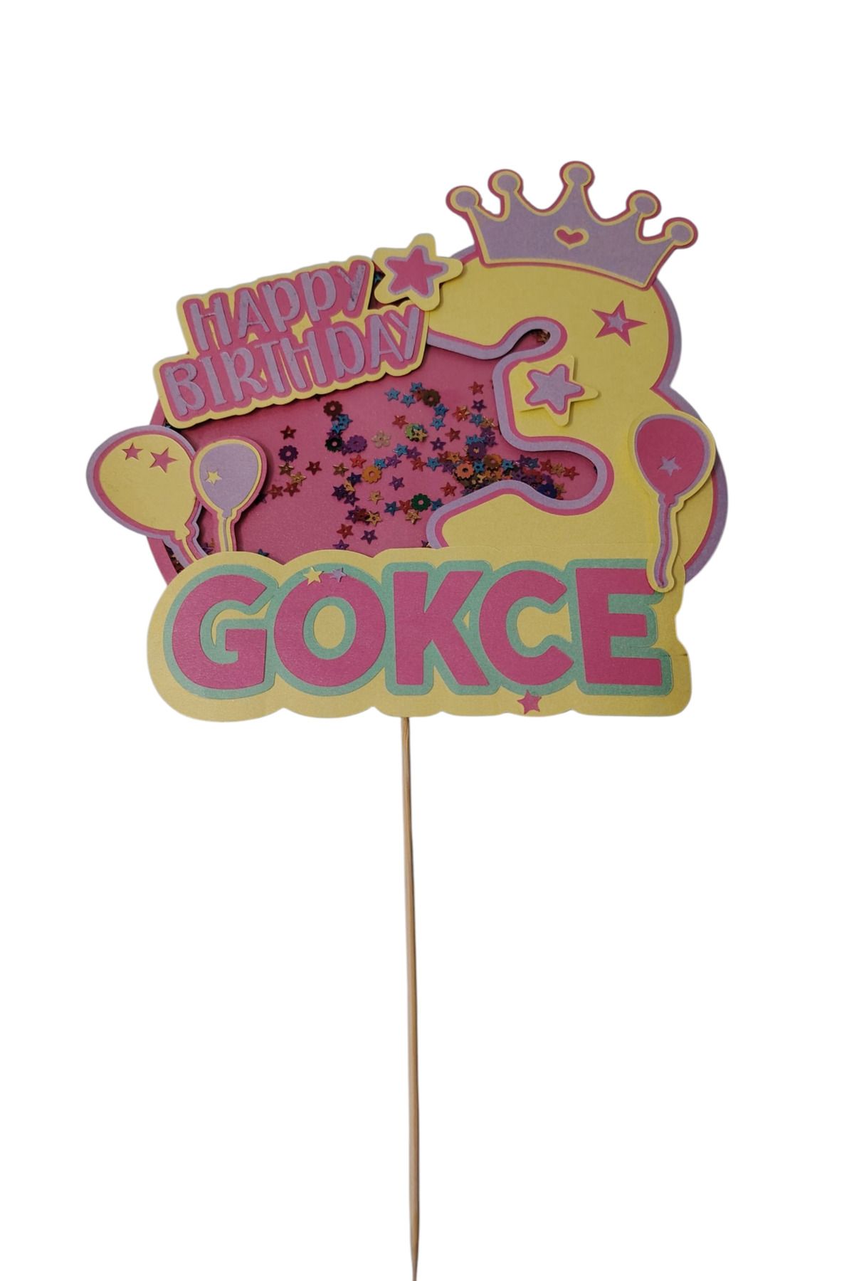 Hepsiihtiyaç 3d Cake Topper Shake