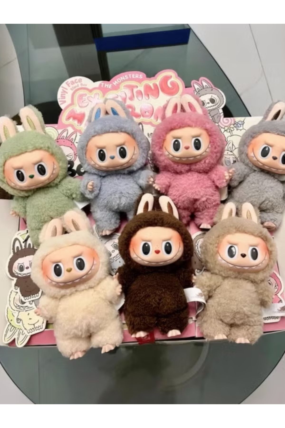 MACON-Labubu Surprise (BLIND BOX) Labubu Third Generation Plush Doll Random Blind Box One 2