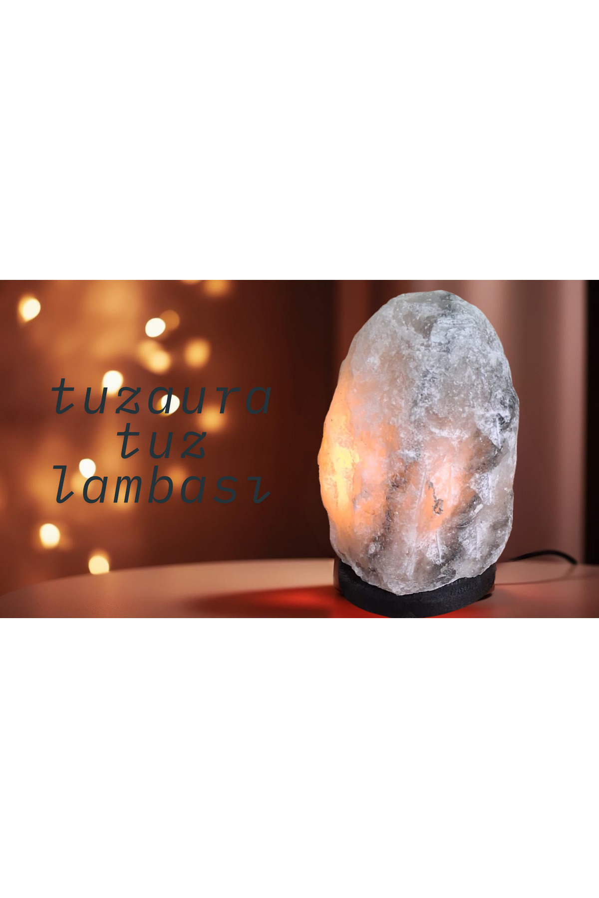 ÇANKIRI NATURAL SALT LAMP ranges from 2.5 TO 3.5 KG
