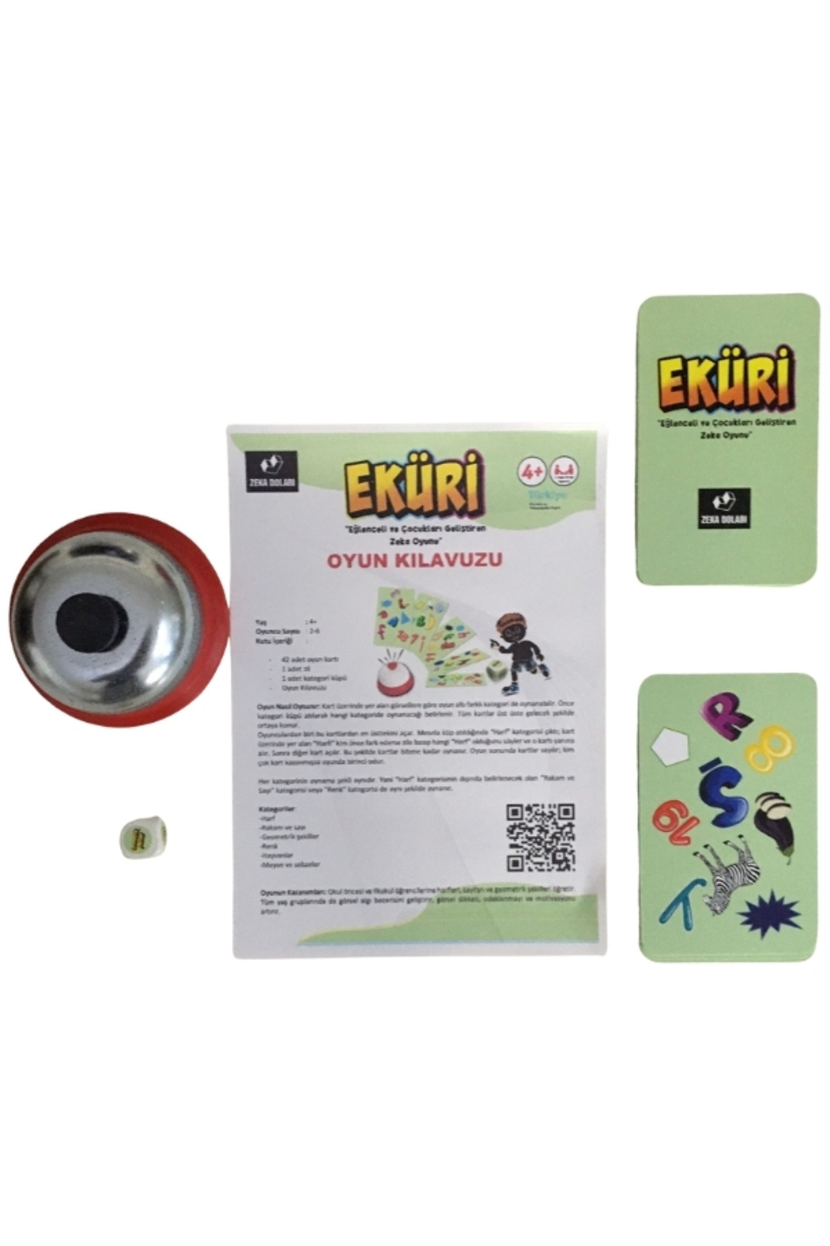 ZEKA DOLABI-Eküri (Attention - Focus - Speed ​​- Visual Perception - Brain Game - Family Box Game) 4