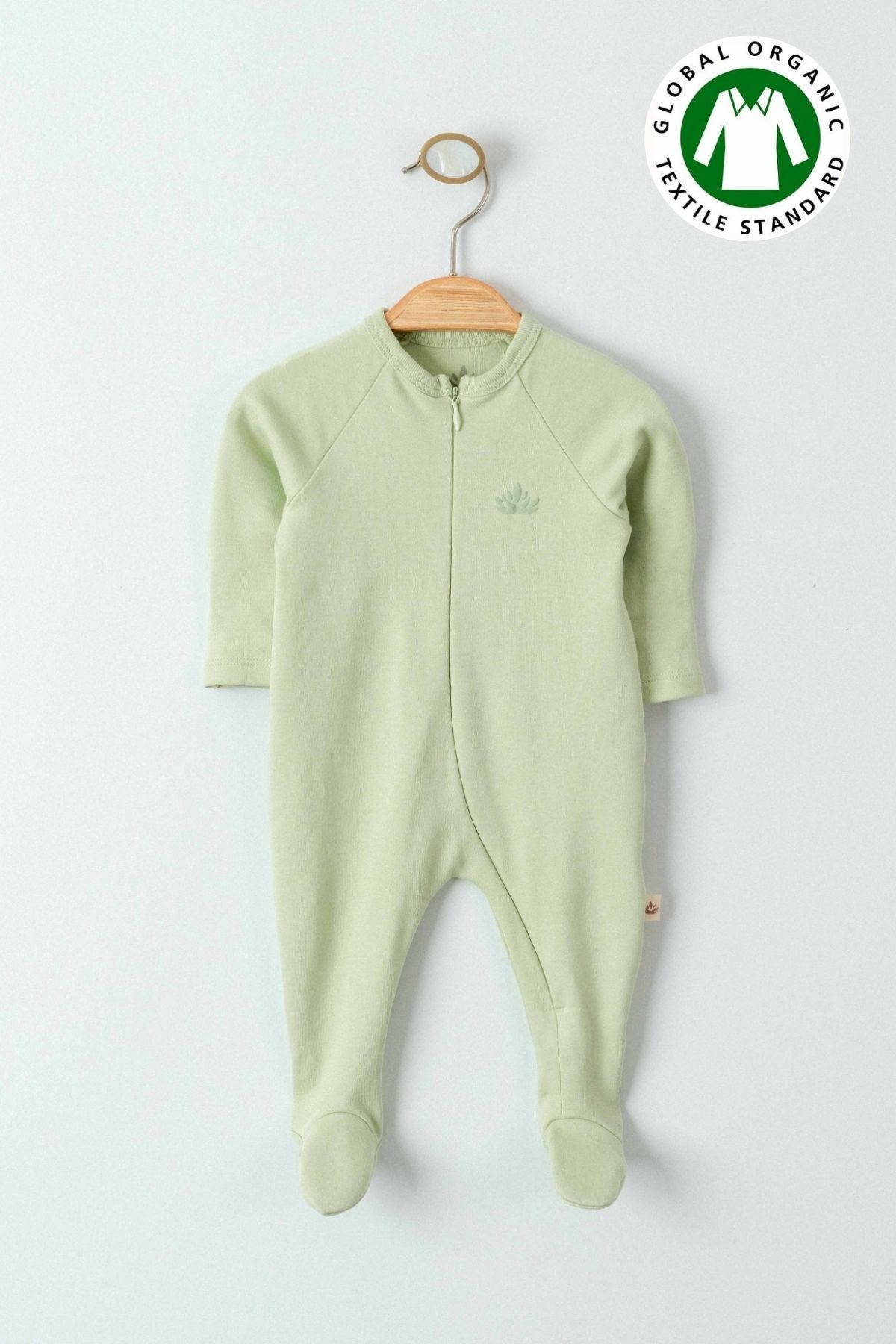 Minytrendy Kız Erkek Bebek Organik Yenidoğan Tulum Fermuarlı Takım Hastane Çıkışı Tulum Bebek Hediyelik fotoğrafı 2 (önizleme)