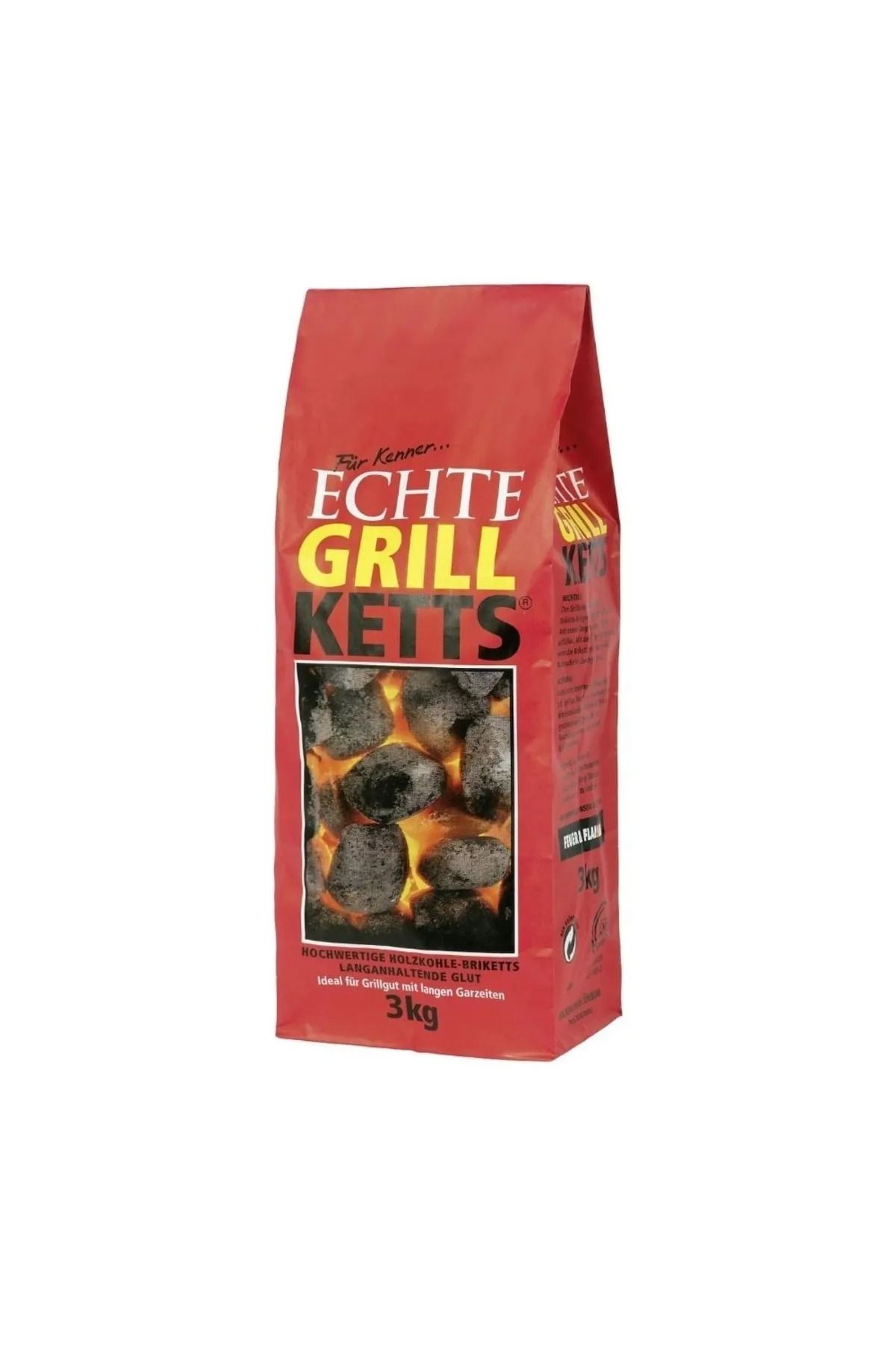 ECHTE Feuer & Flamme Echte Briket Mangal Kömürü 3 Kg.